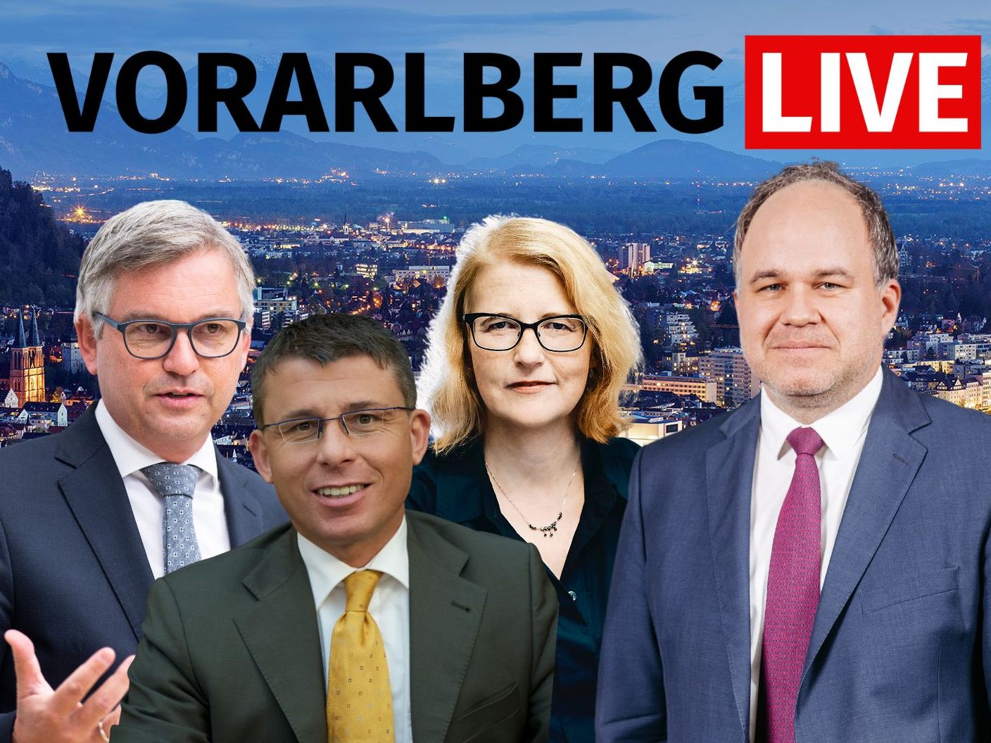 Heute zu Gast bei "Vorarlberg LIVE": Stephanie Gräve, Dr. Gerhard Mangott und Magnus Brunner.
