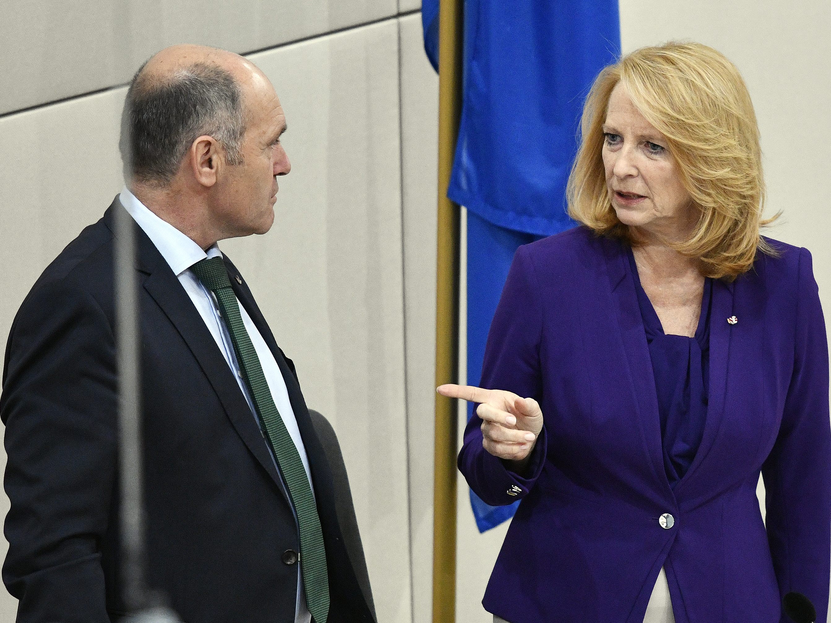 Doris Bures kritisiert Wolfgang Sobotka.