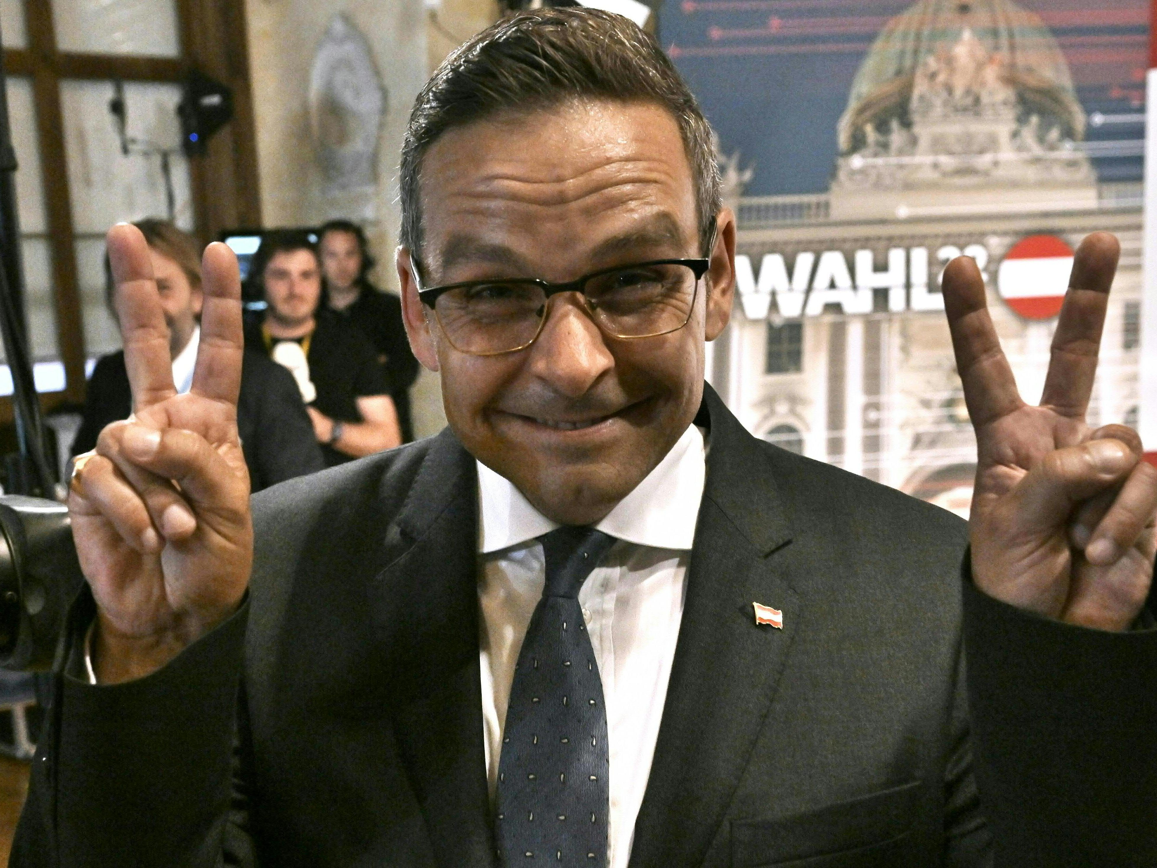 Gerald Grosz kandidierte 2022 für die Präsidentschaft.