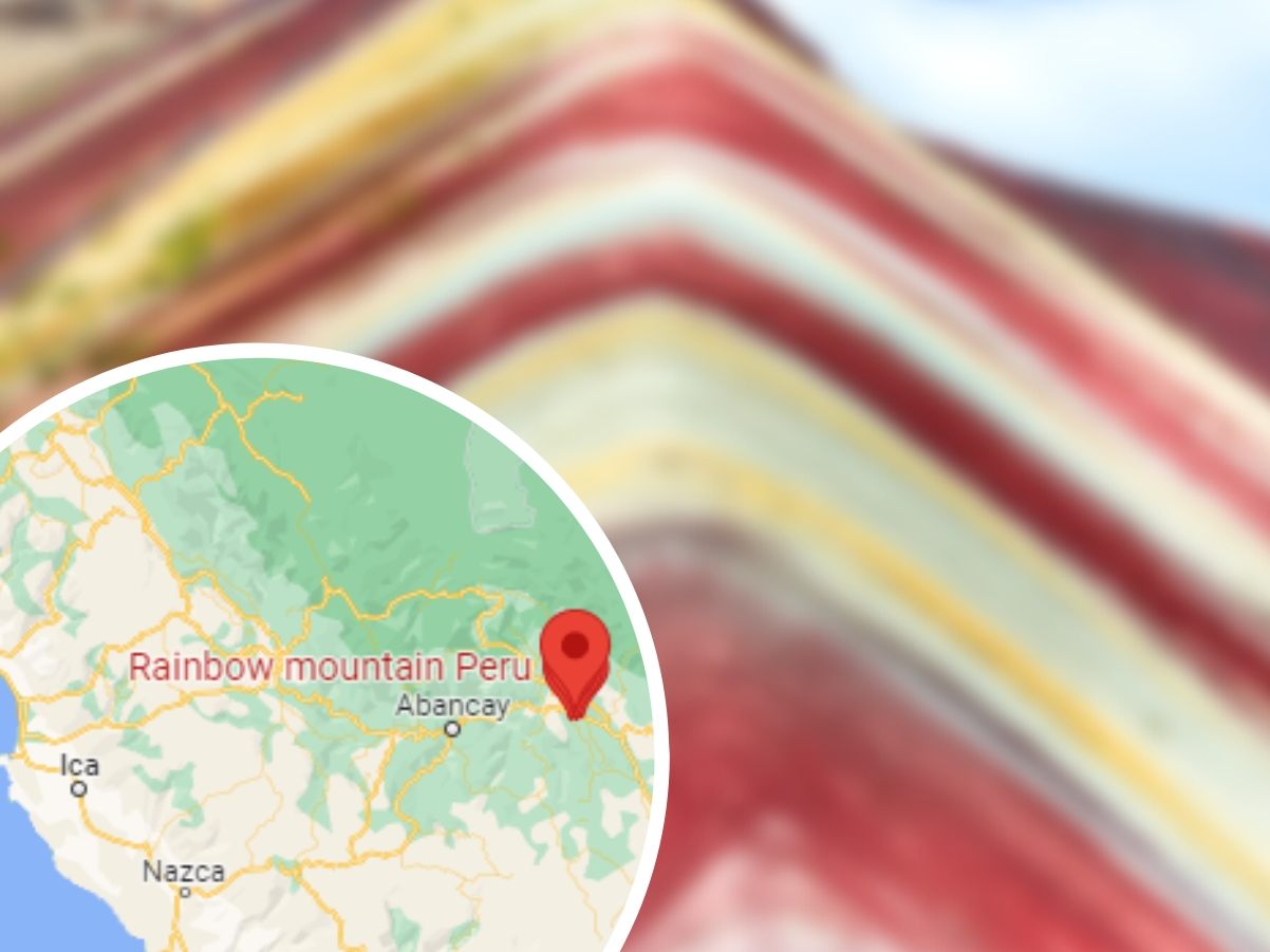 Der Vinicunca, auch „Regenbogenberg“ genannt, liegt im Süden Perus.