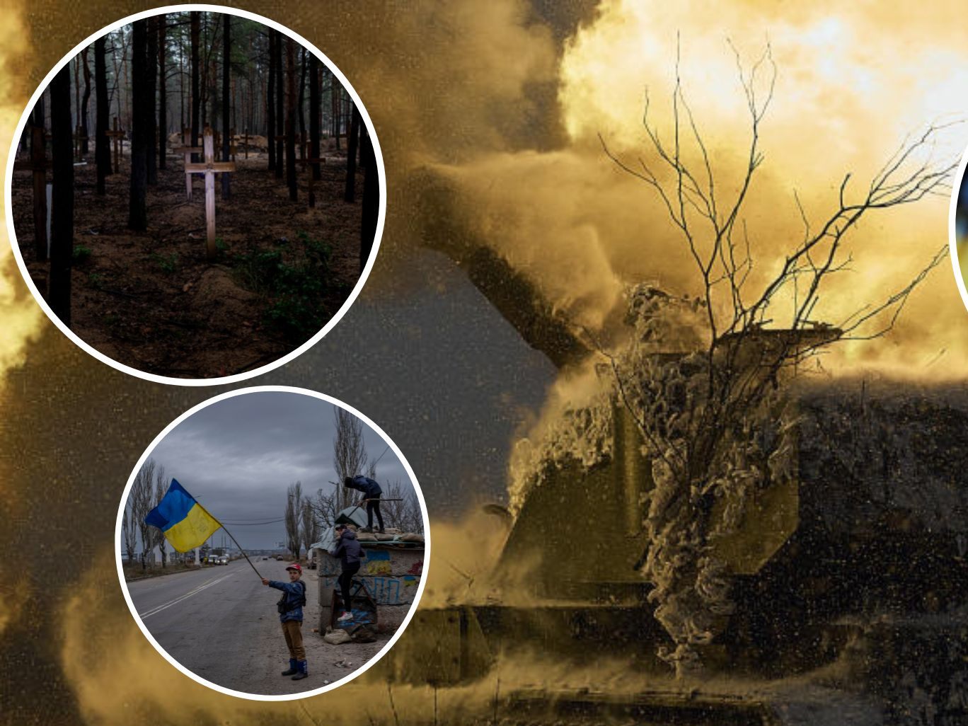 Der russische Angriffskrieg gegen die Ukraine jährt sich zum ersten Mal.