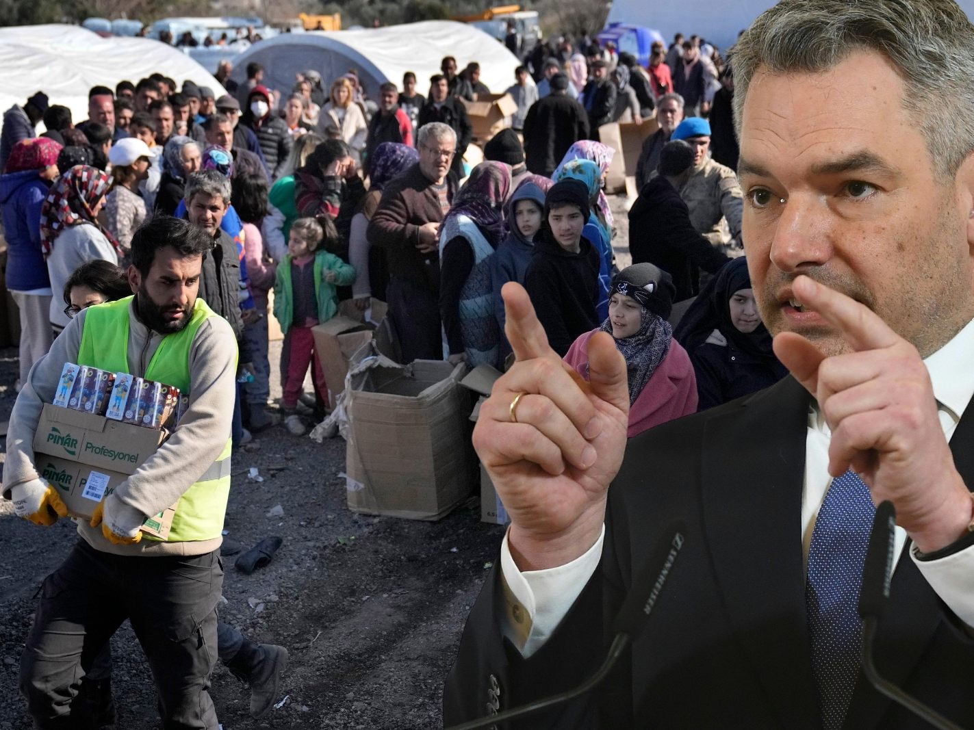 Auch das Schengen-Veto bleibt vorerst aufrecht, so Kanzler Nehammer.