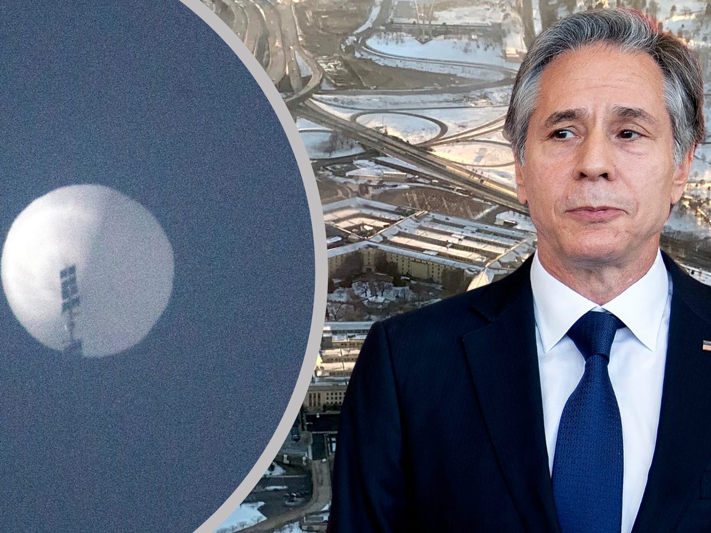 US-Außenminister Antony Blinken verschiebt im Zusammenhang mit einem mutmaßlichen chinesischen Spionage-Ballon über den USA eine Reise in die Volksrepublik.