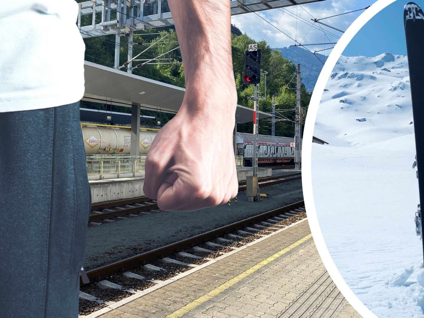 Ein Skitag am Arlberg nahm für die vier Vorarlberger Manager am Bahnhof Feldkirch ein böses Ende.