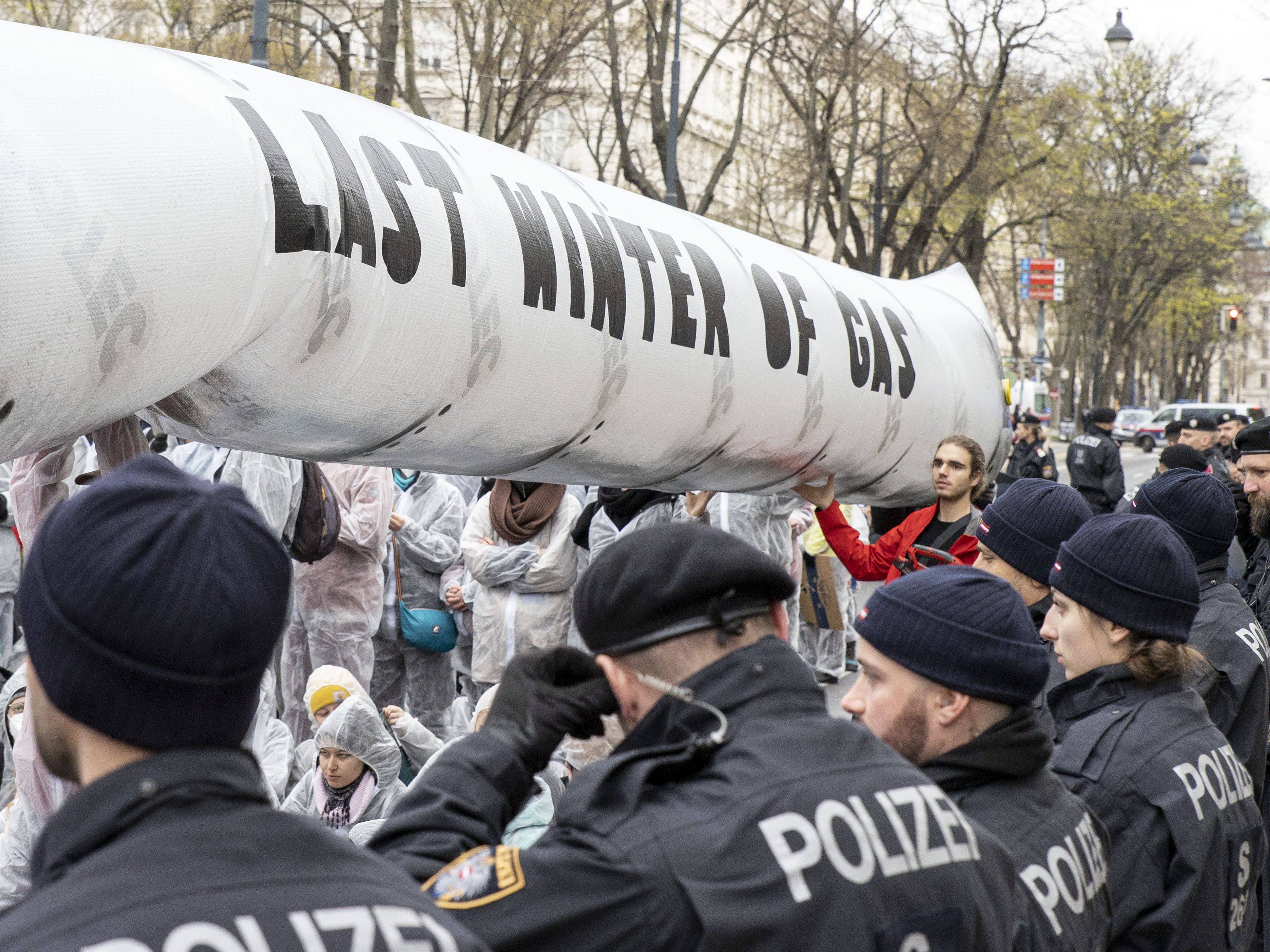 Großeinsatz in der Wiener Innenstadt.