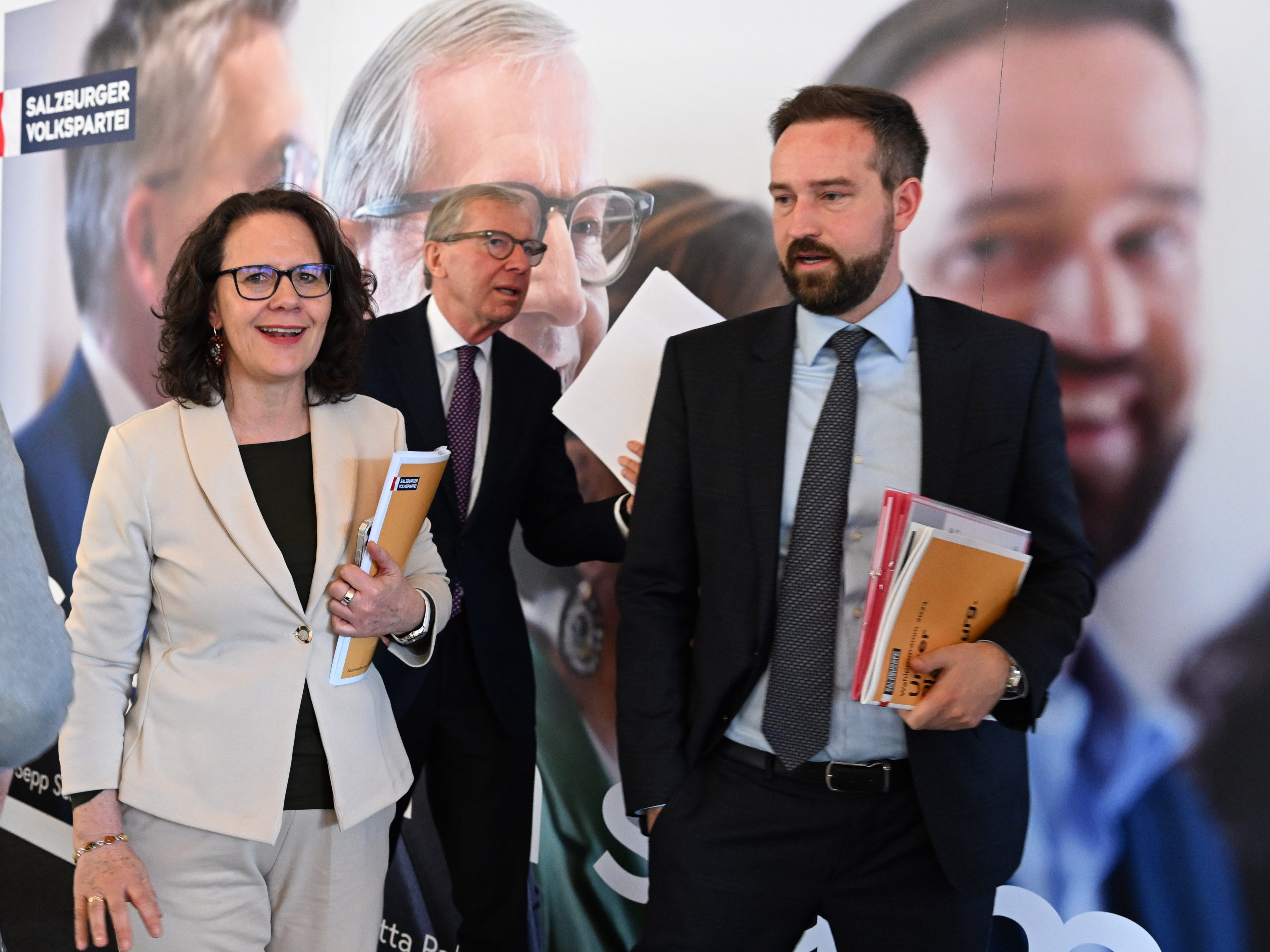 Die Salzburger ÖVP stellte ihr Wahlprogramm vor.