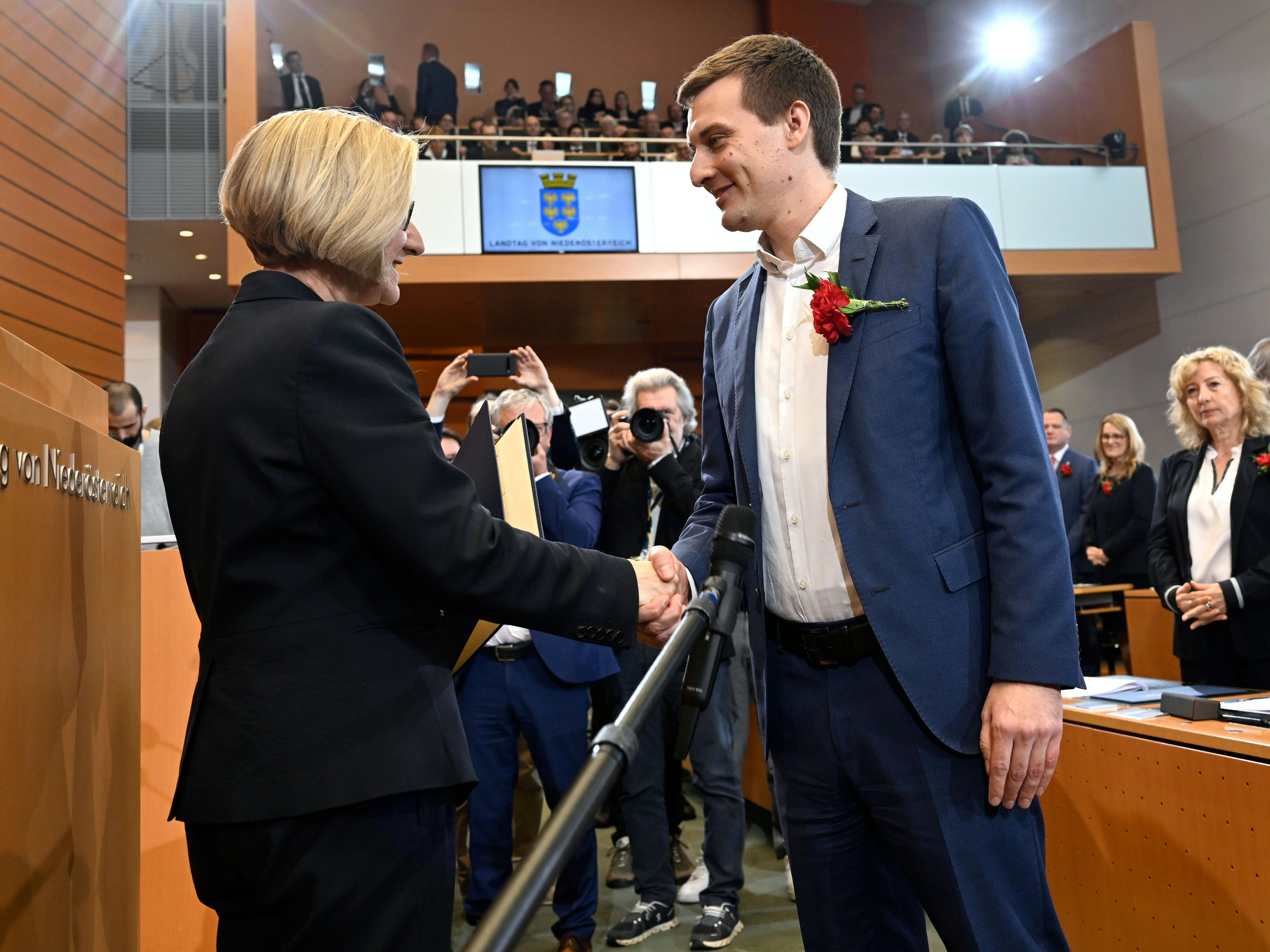 Sven Hergovich wird Landesrat für Kommunale Verwaltung und Baurecht.