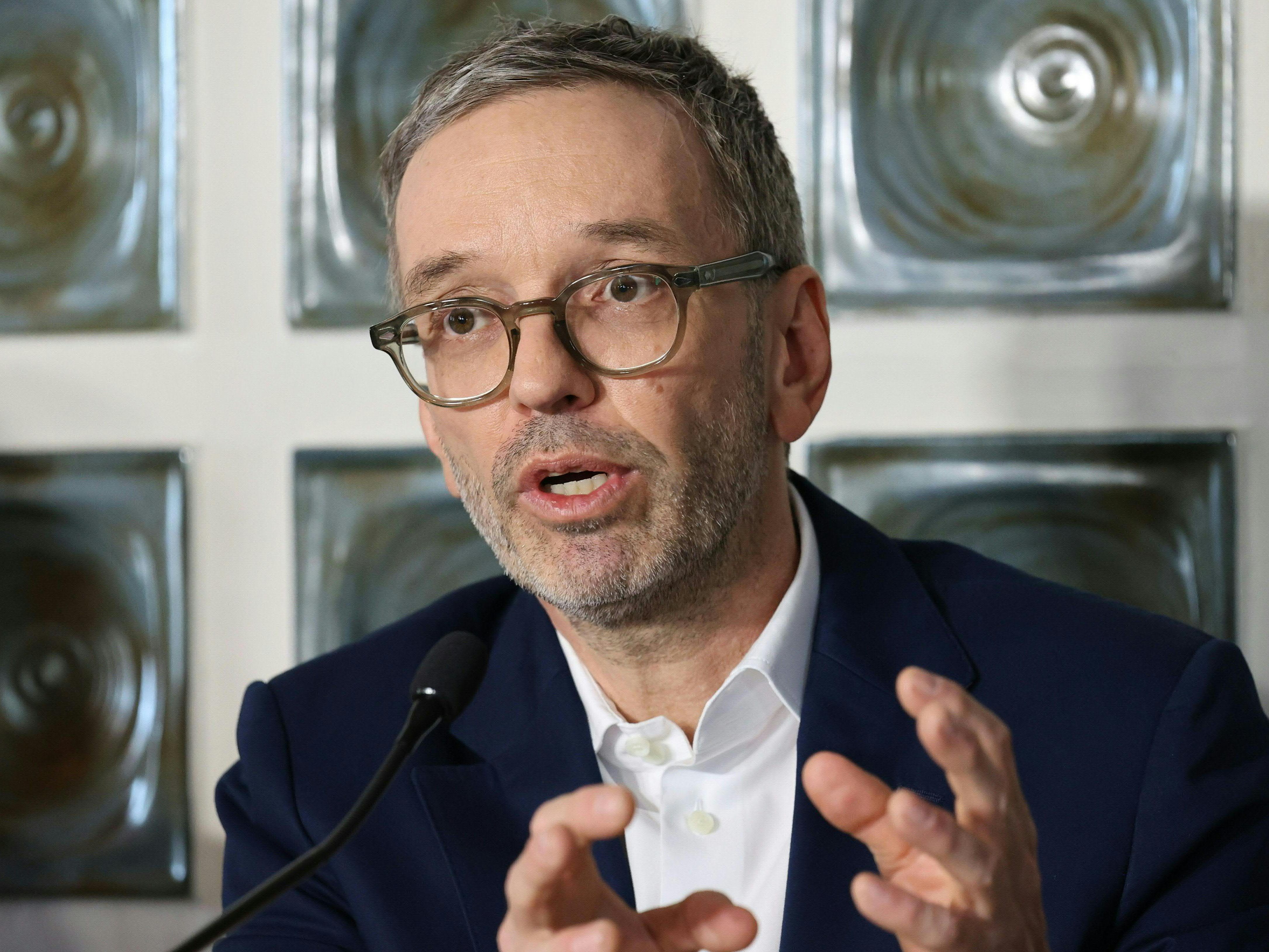 FPÖ-Chef Kickl erhebt neuerlich den Kanzleranspruch.