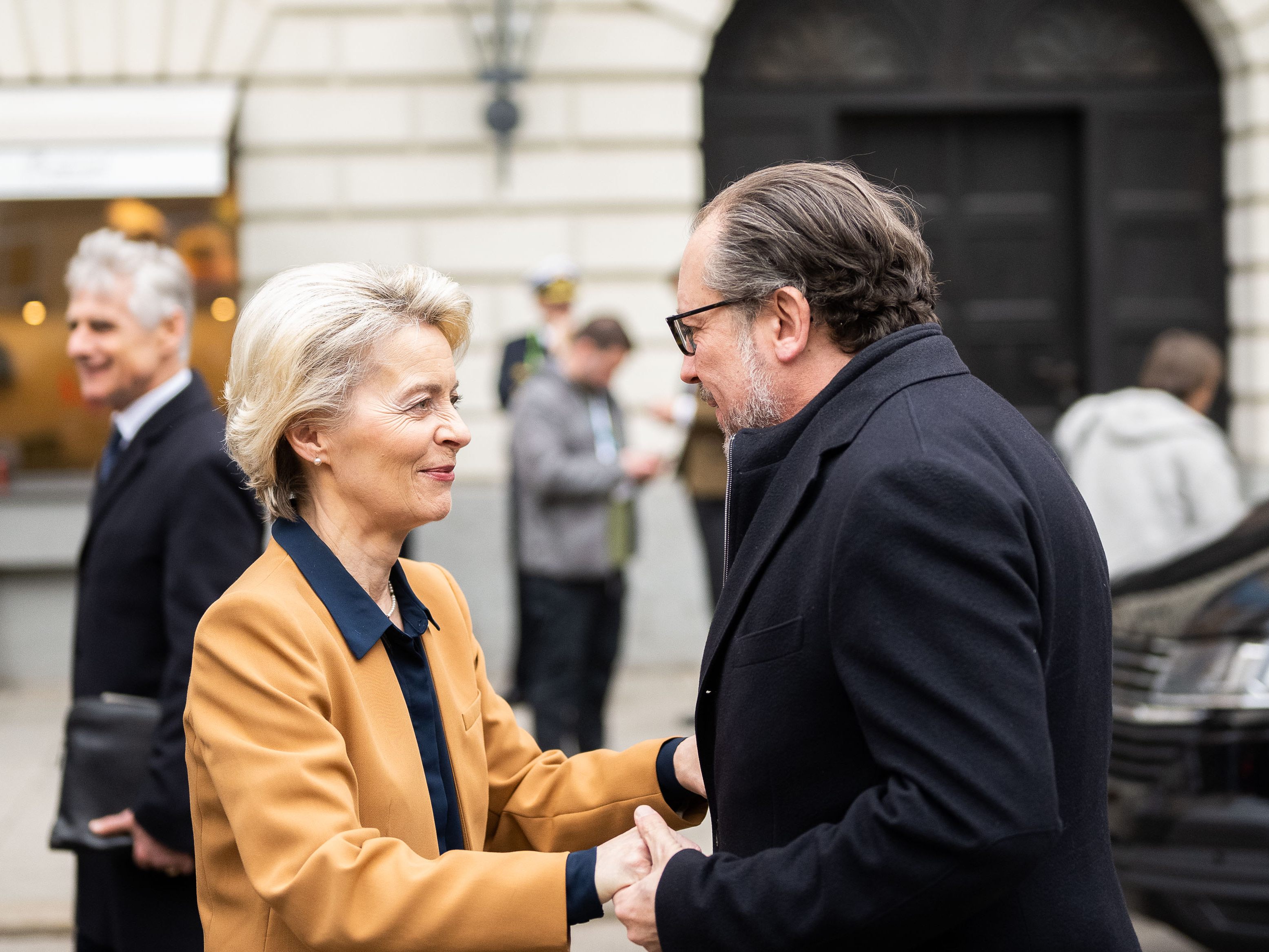 Ursula von der Leyen, Alexander Schallenberg.