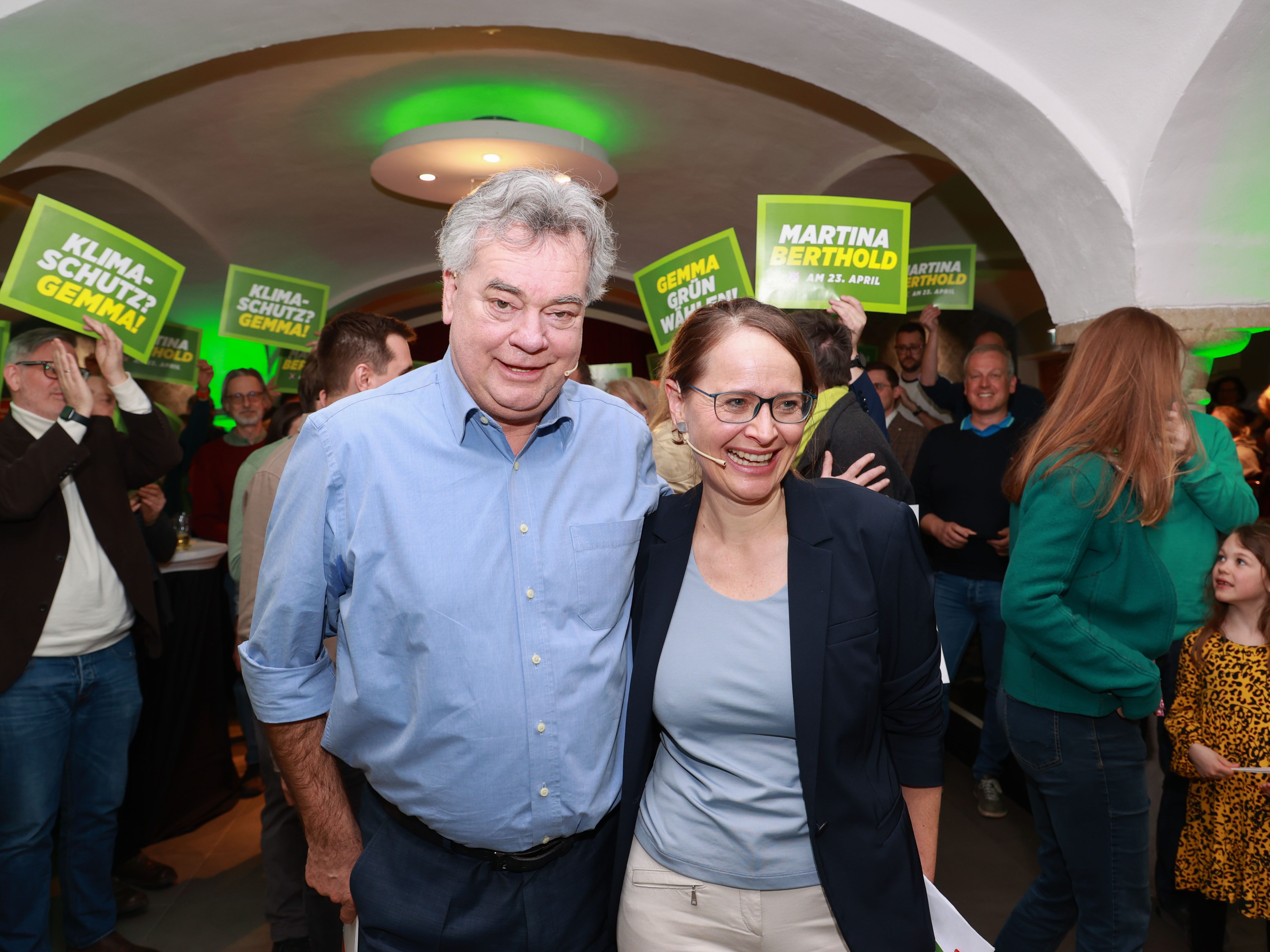 Die Grünen feierten in Salzburg ihren Wahlkampfauftakt.