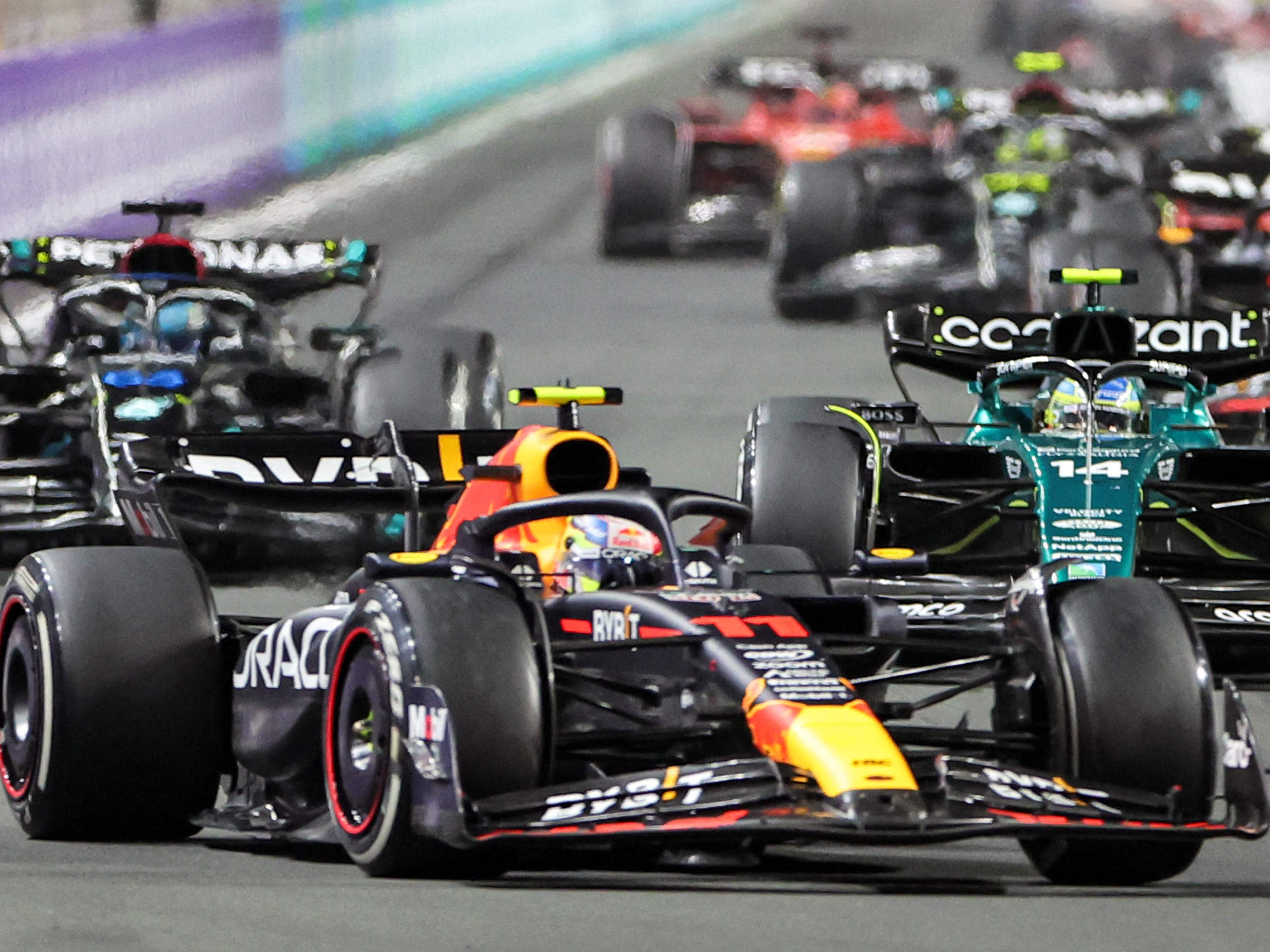 Sergio Perez feierte in Saudi-Arabien seinen ersten Saisonsieg.