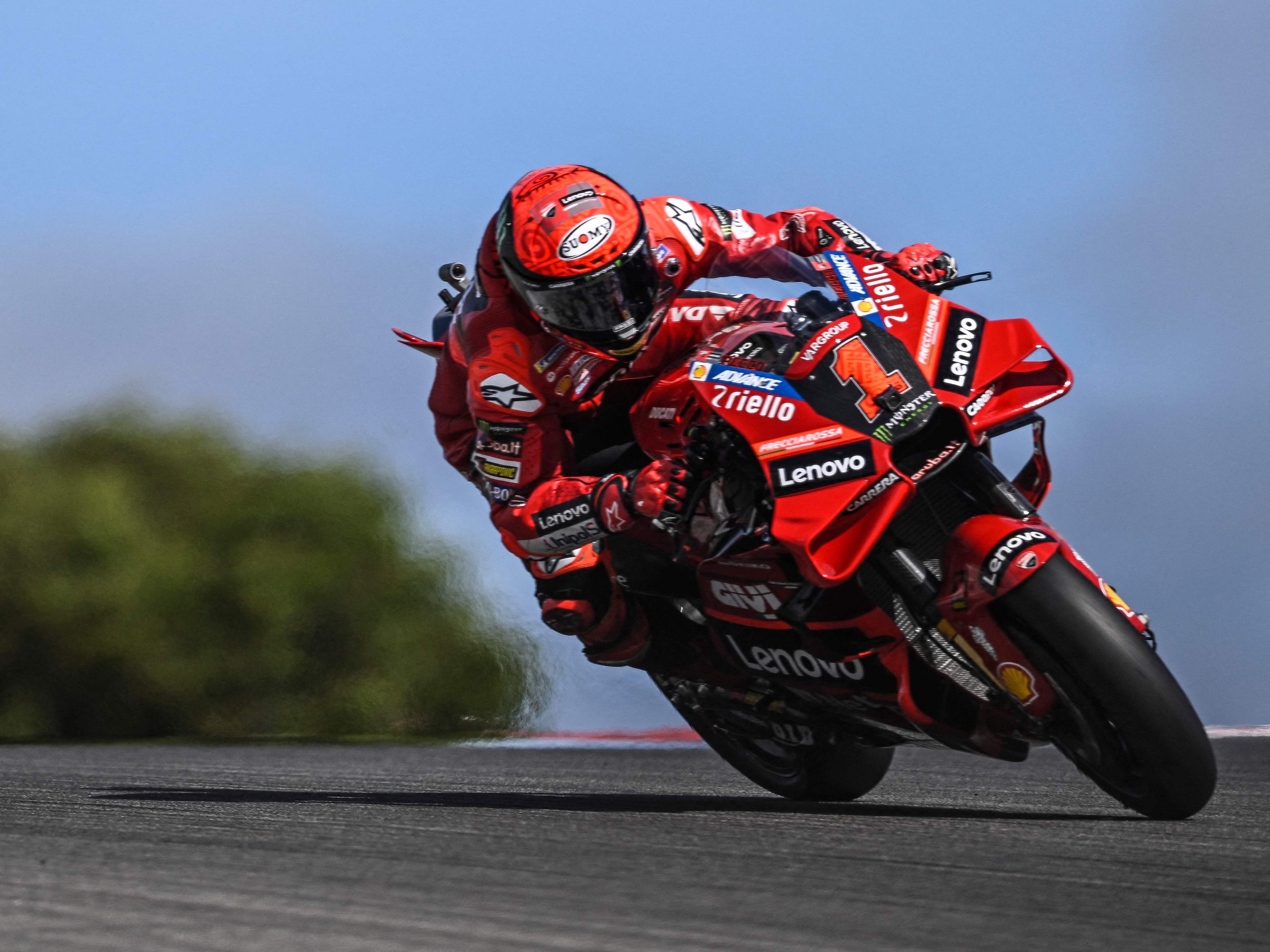 Pecco Bagnaia ist der Favorit in Portimao.