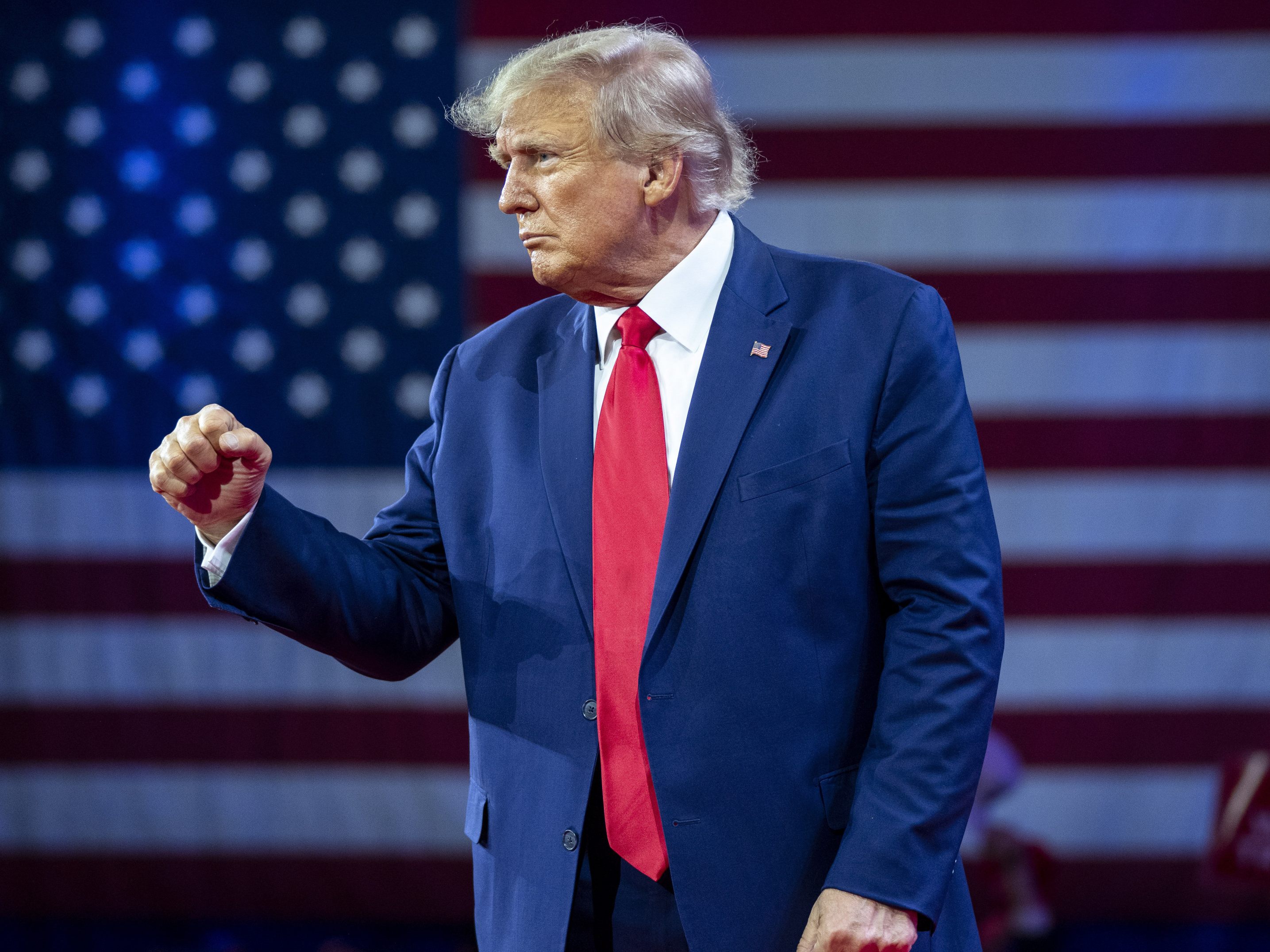 Siegessicher: Donald Trump.
