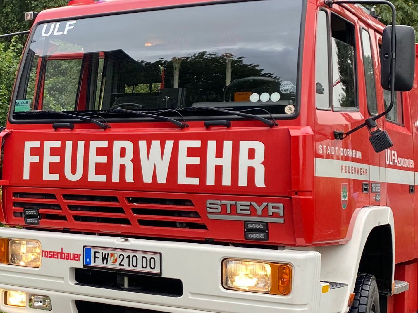 Die Feuerwehr musste ausrücken um den Brand zu löschen.