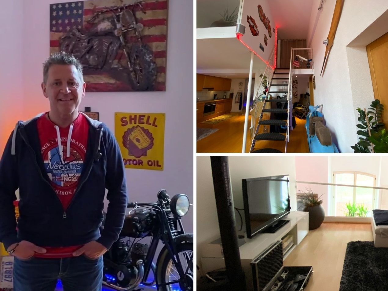 Thomas aus Feldkirch zeigt seine Wohnung im Ganahl-Areal.