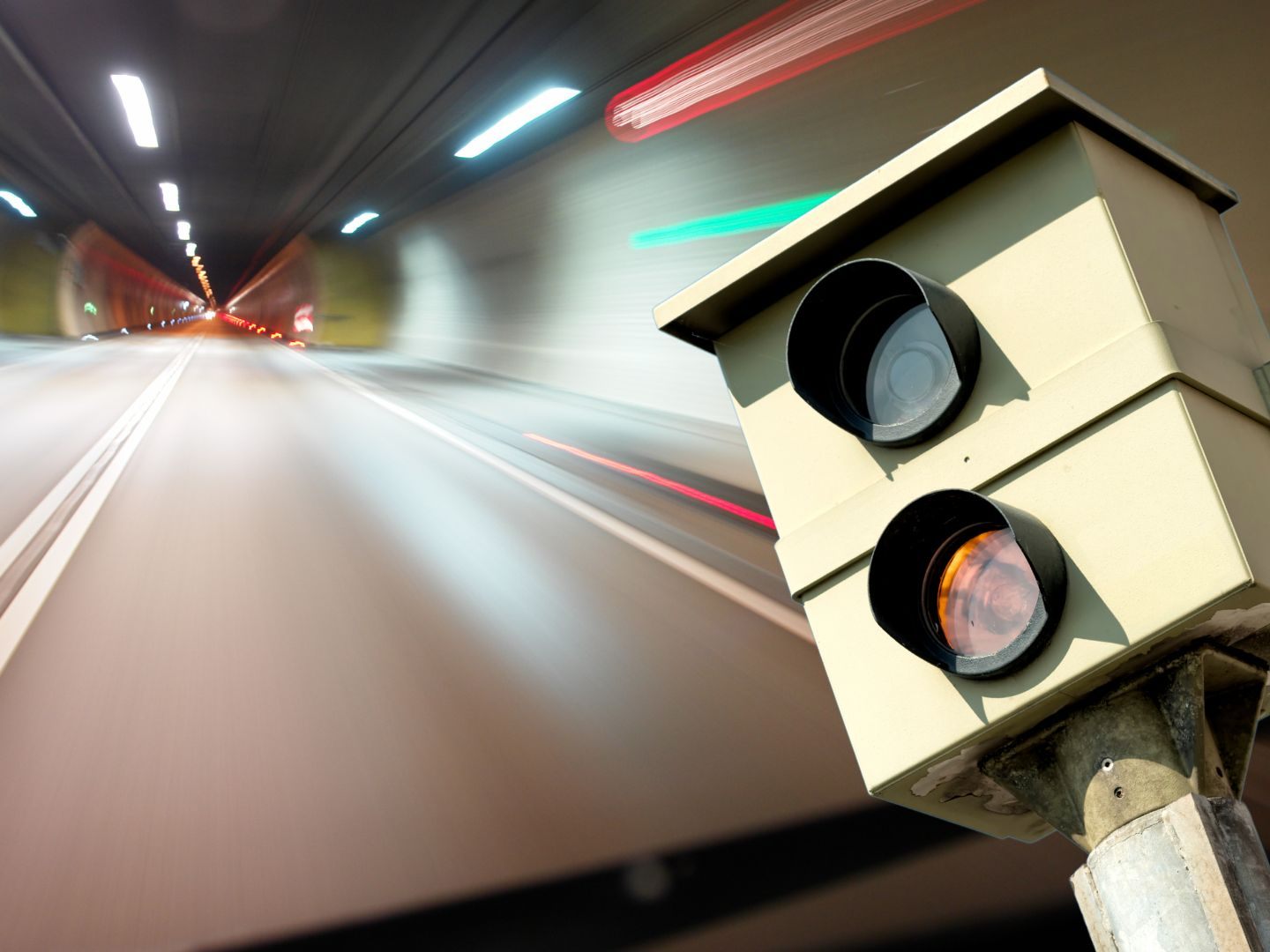 In welchem Tunnel jetzt geblitzt wird.