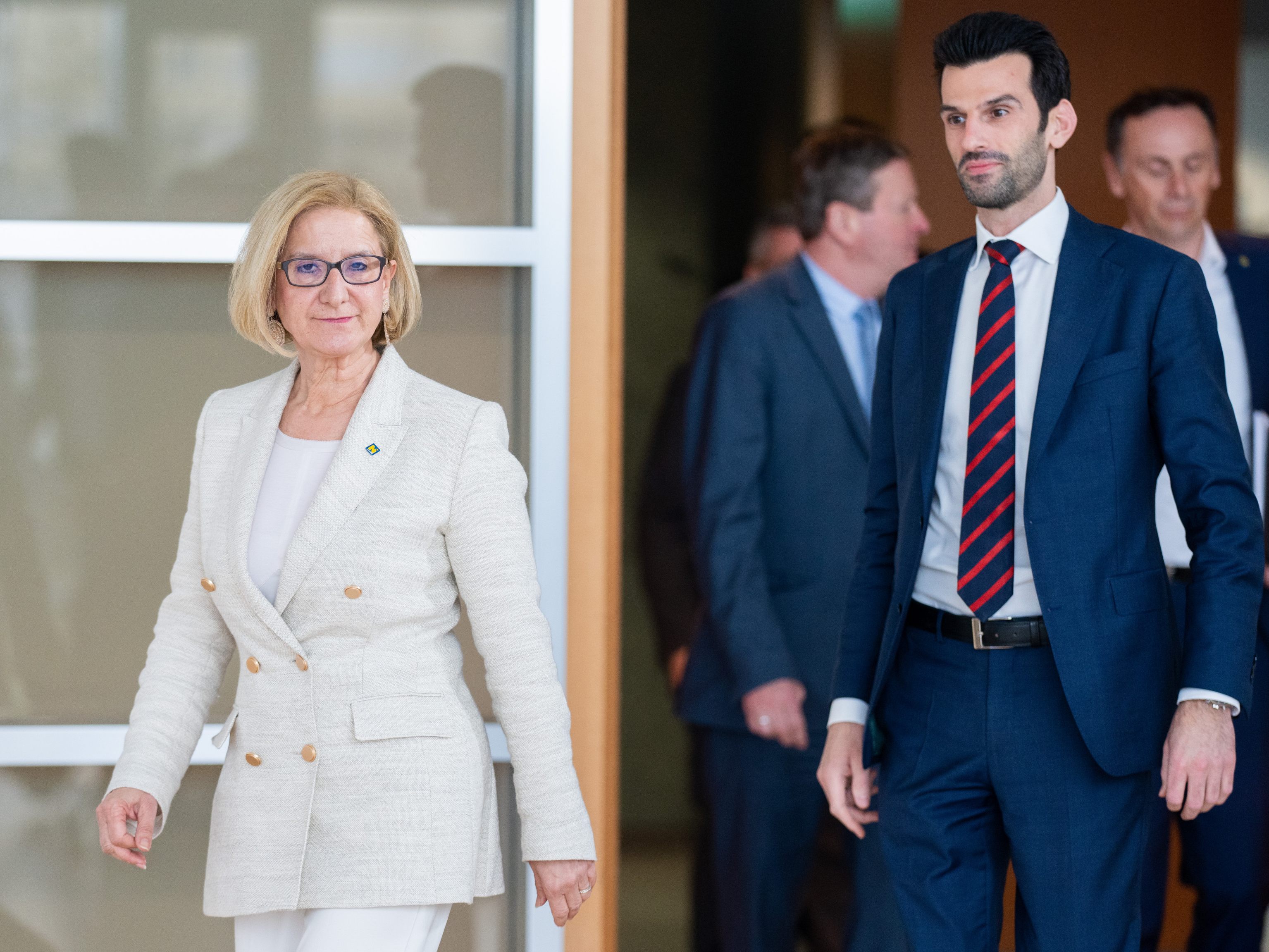 Johanna Mikl-Leitner (ÖVP) und Udo Landbauer (FPÖ)..