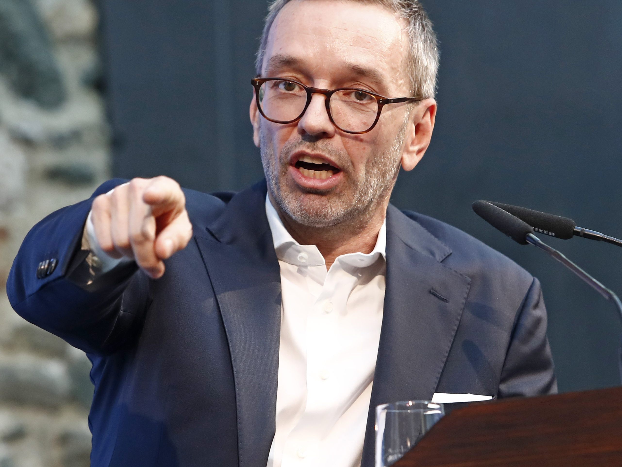 FPÖ-Chef Kickl sprach sich gegen eine Ampel-Koalition aus.