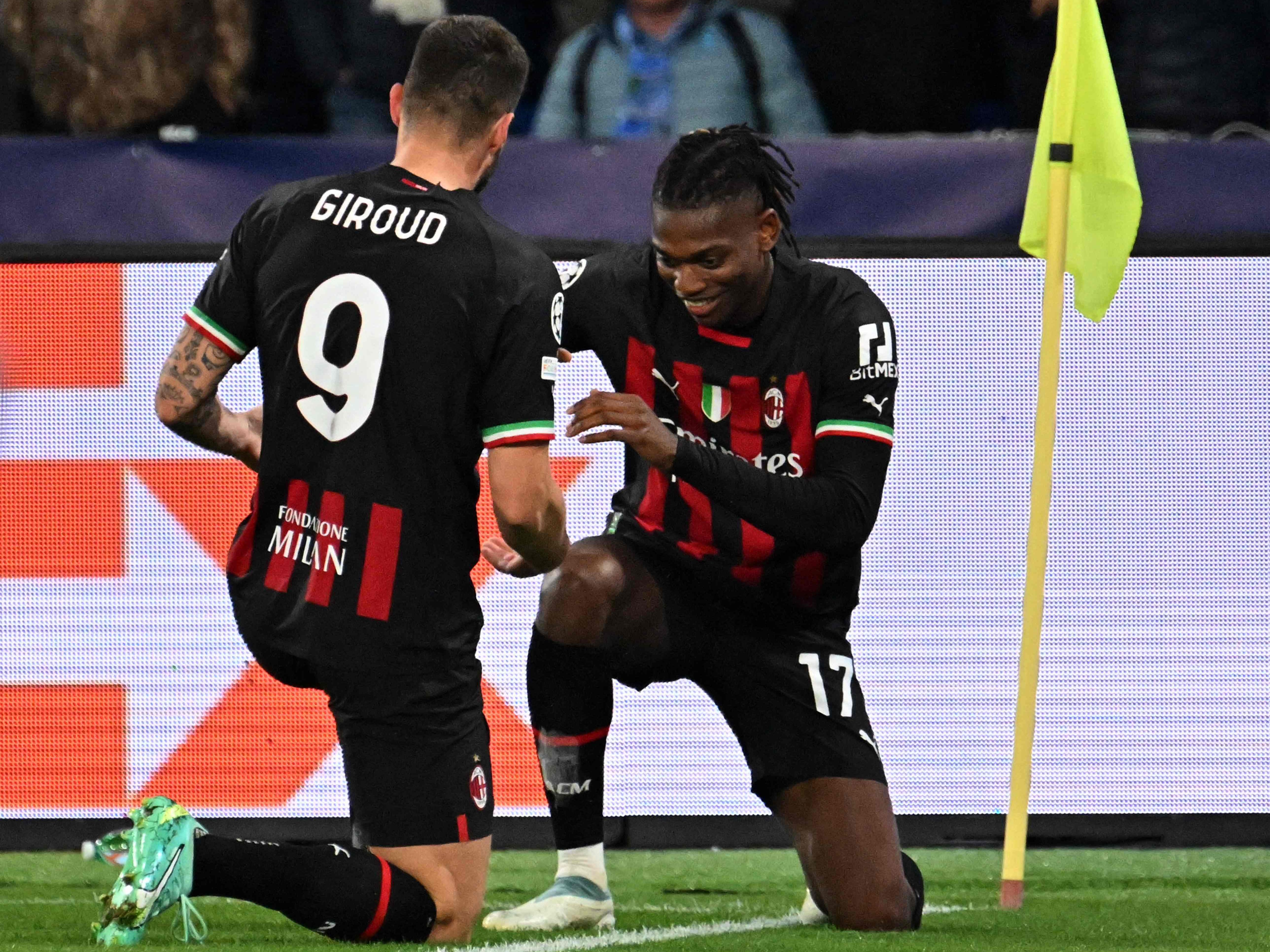 Giroud und Leao entschieden das heutige Spiel für den AC Milan.
