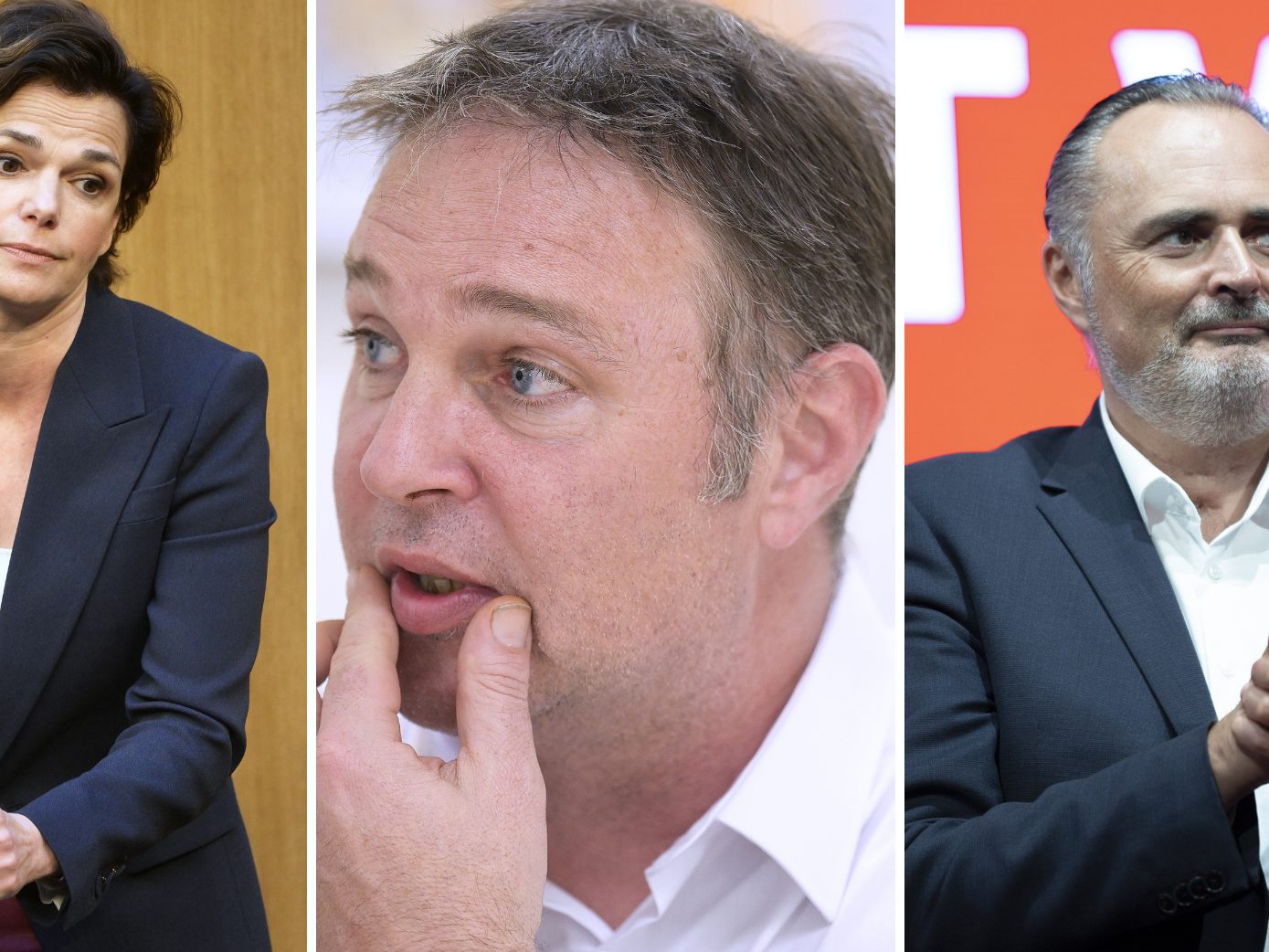 Pamela Rendi-Wagner, Hans Peter Doskozil und Andreas Babler sind noch im Rennen um den Parteivorsitz.