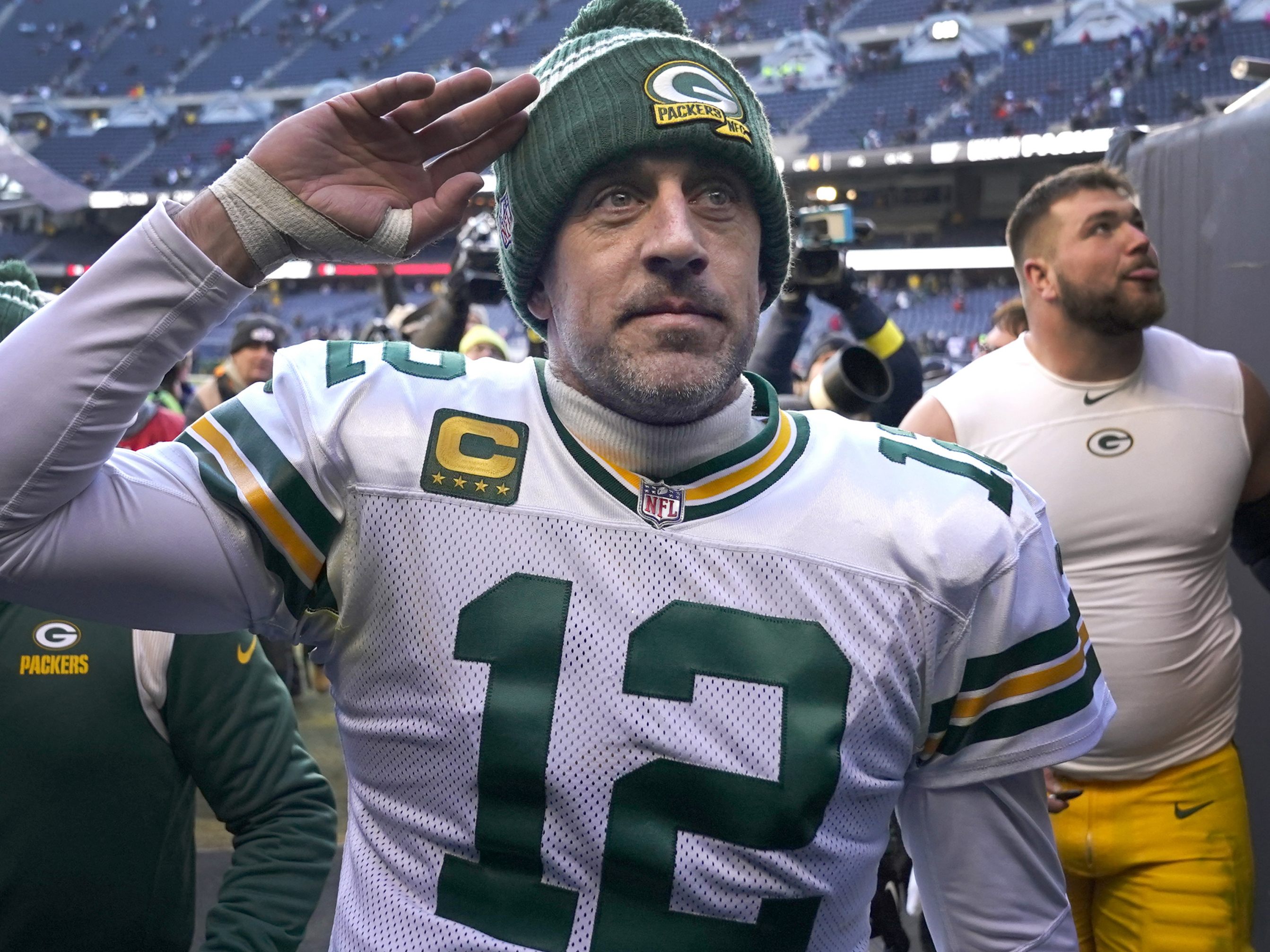 Aaron Rodgers wechsel zu den New York Jets.
