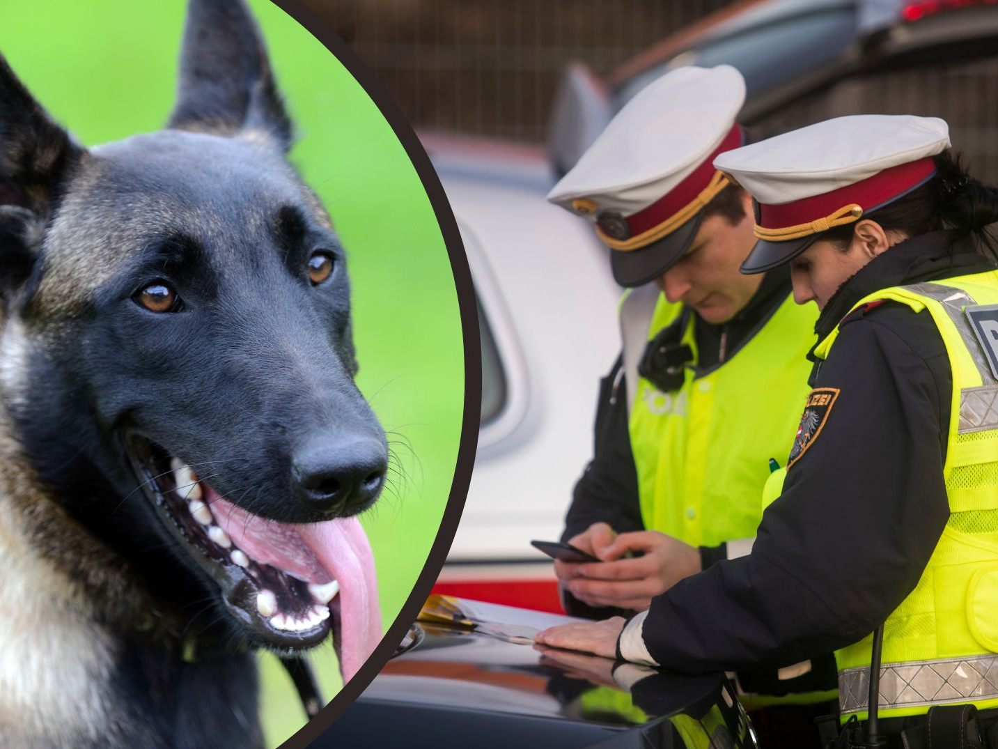 Der Angestellte wurde von einem Hund gebissen.