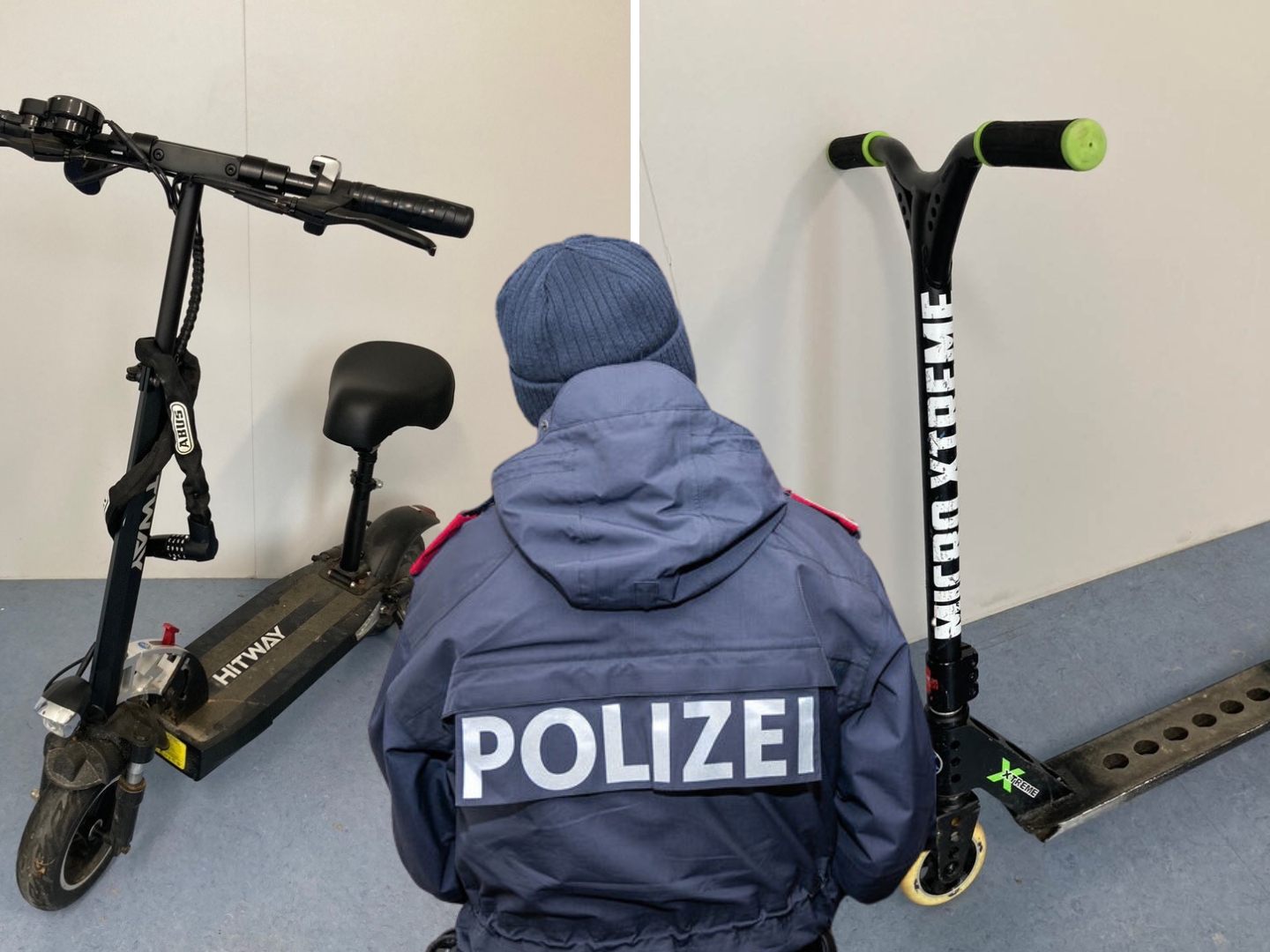 Wem gehören diese Scooter?