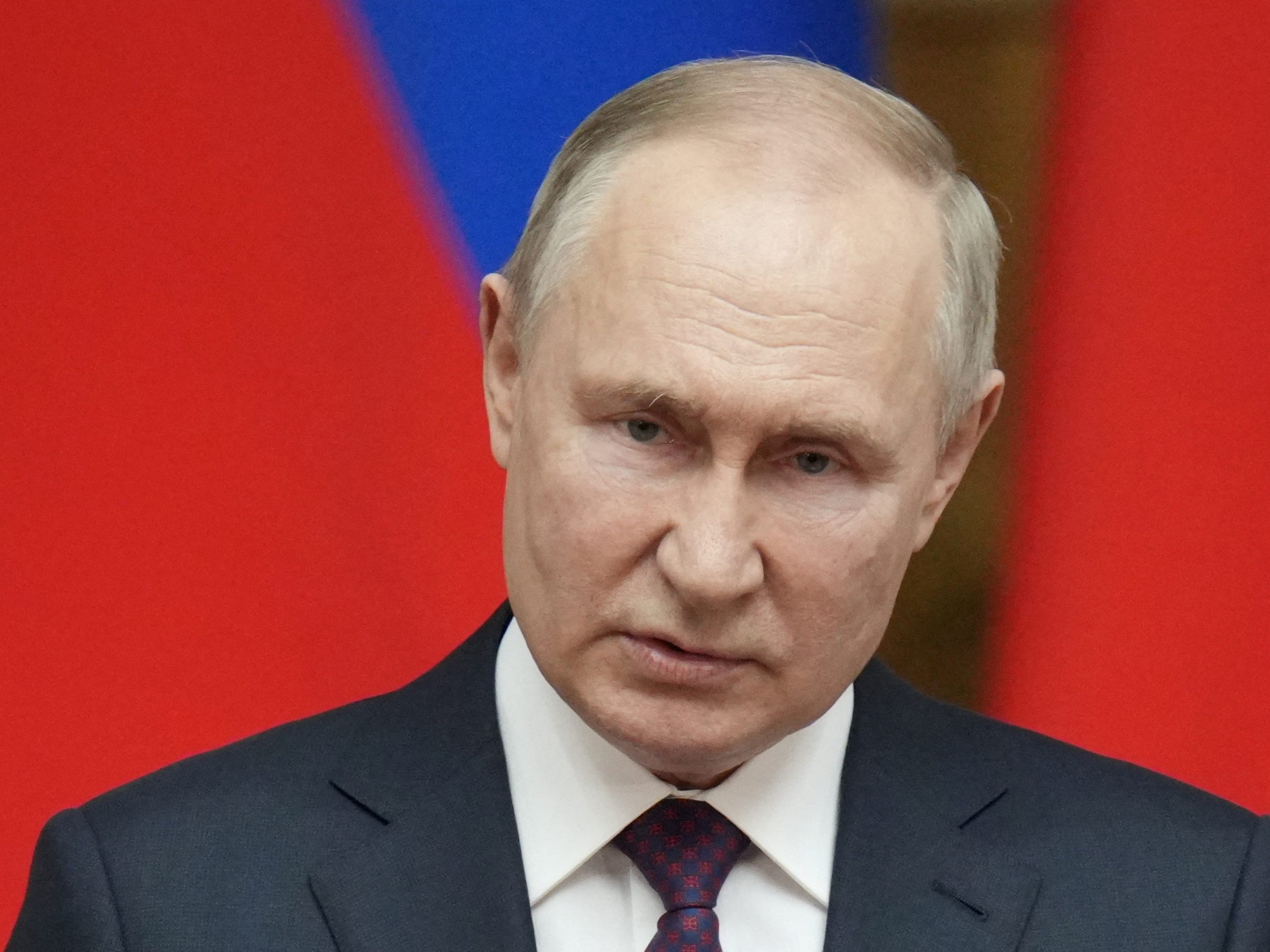 Der Russische Präsident Putin soll am Dienstag an der Militärparade teilnehmen.