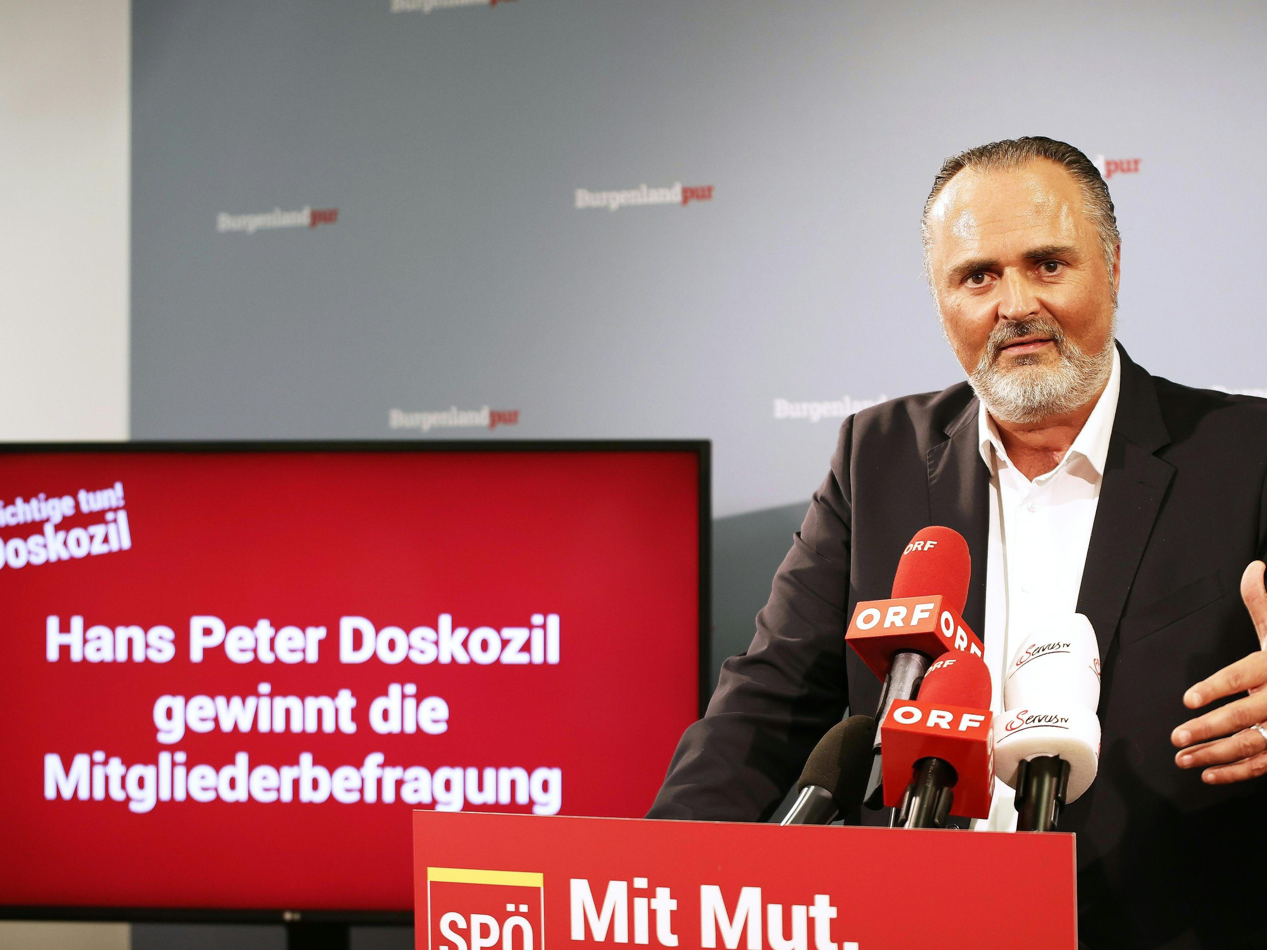 Doskozil war bei SPÖ-Mitgliederbefragung erfolgreich.