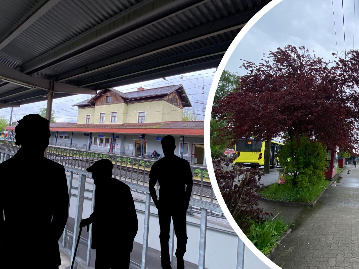 Wie sicher fühlen sich Götzner an ihrem Bahnhof?