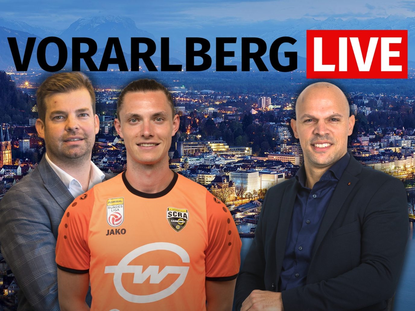 Mathias Burtscher und Tino Casali sind am Montag zu Gast bei "Vorarlberg LIVE".