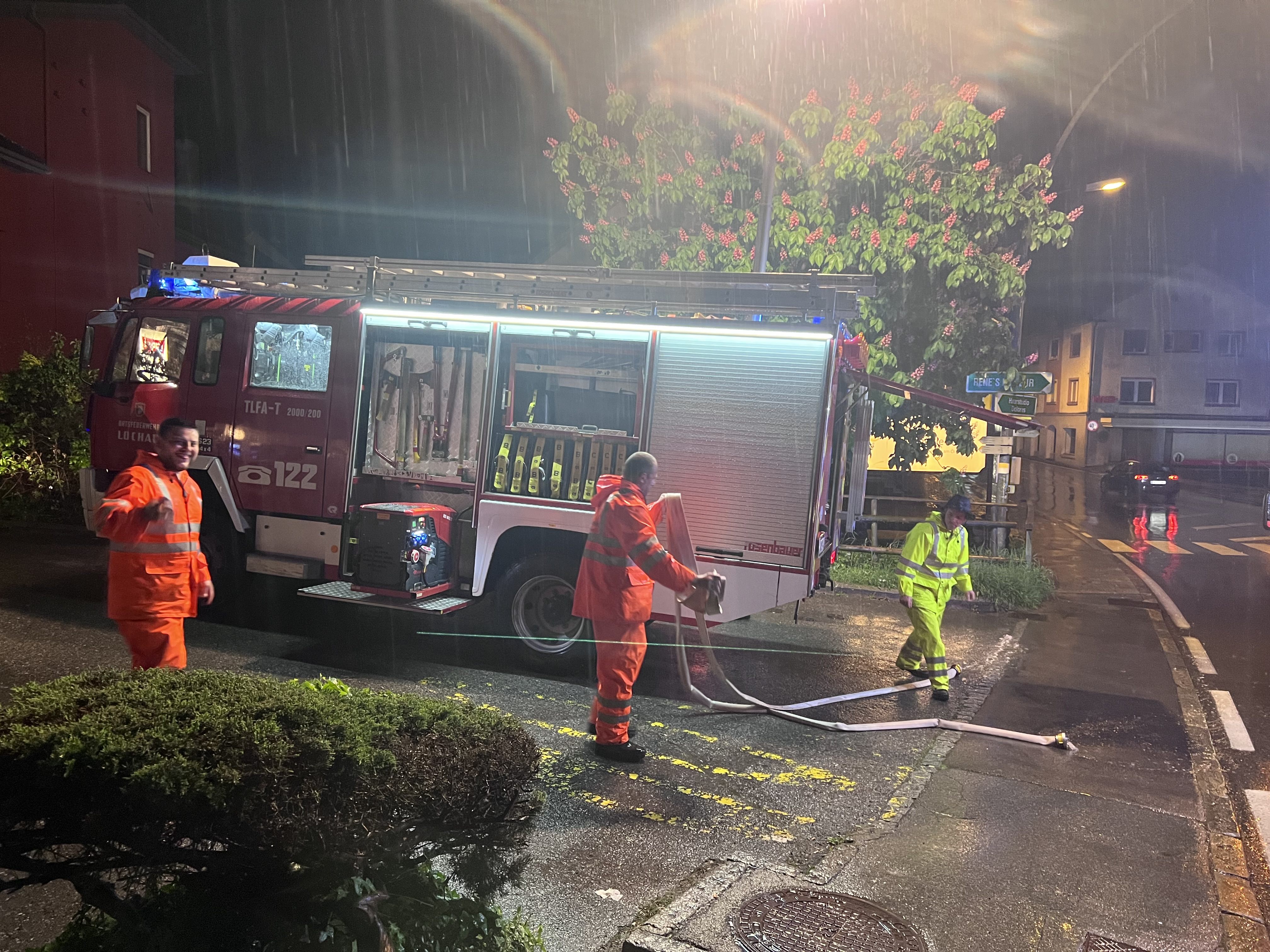 Die Feuerwehr musste in der vergangenen Nacht mehrfach ausrücken.