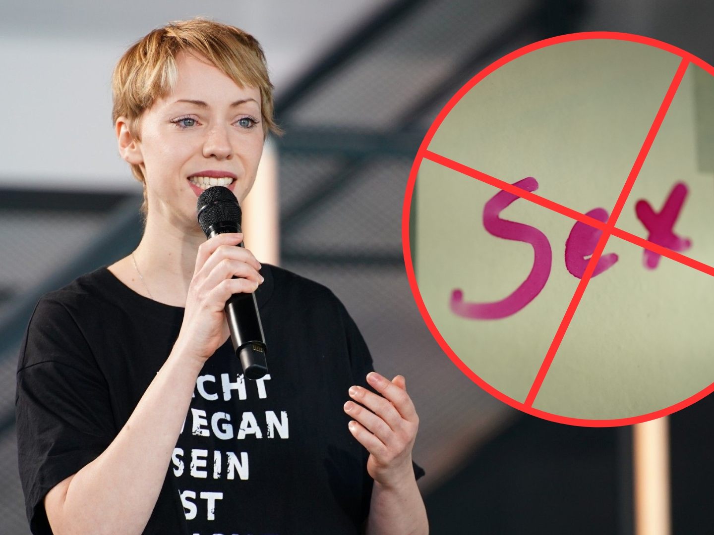 Kuriose Forderung der Wut-Veganerin.