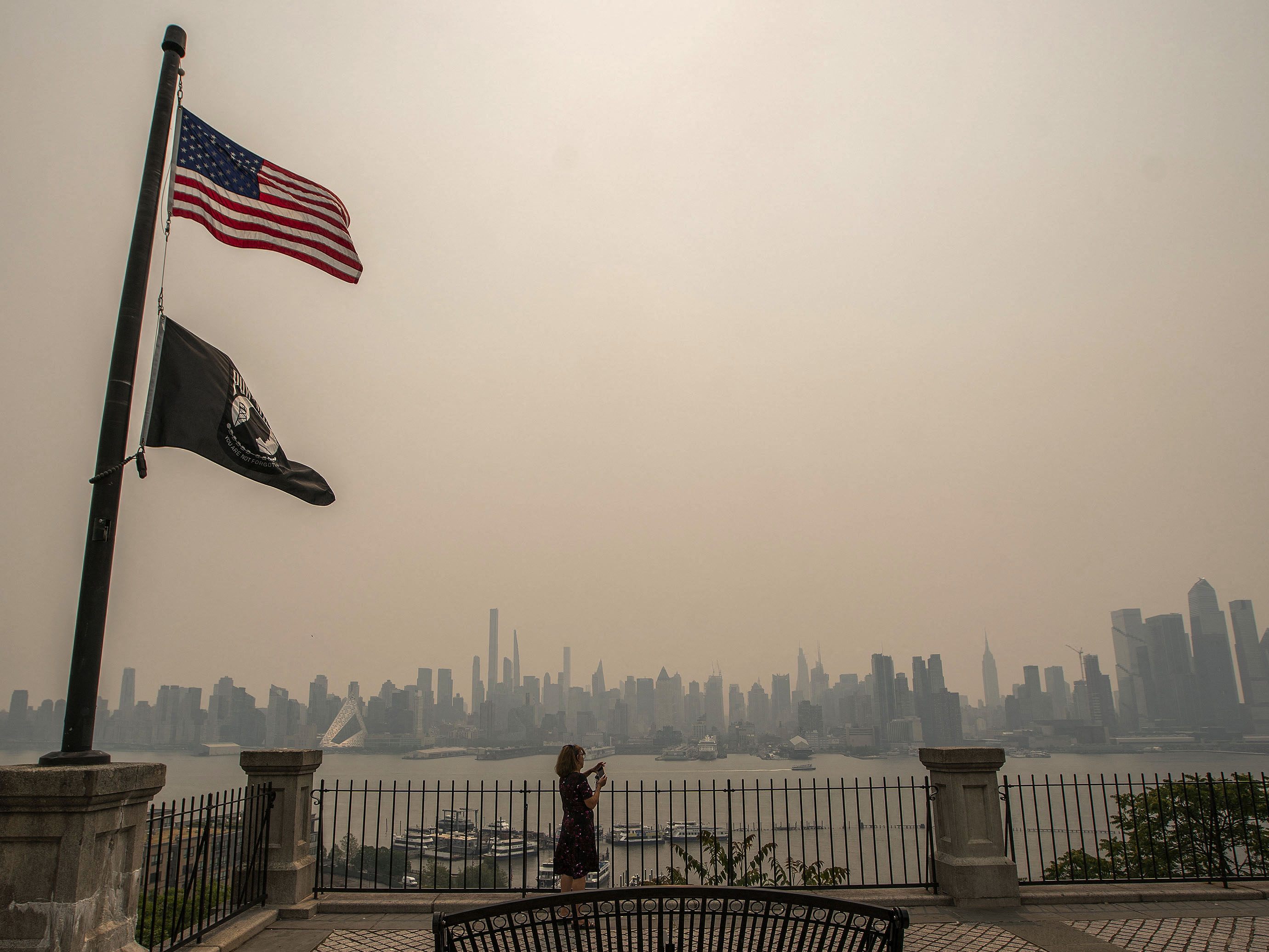 Die Konsequenzen der Waldbrände in Kanada haben New York erreicht.