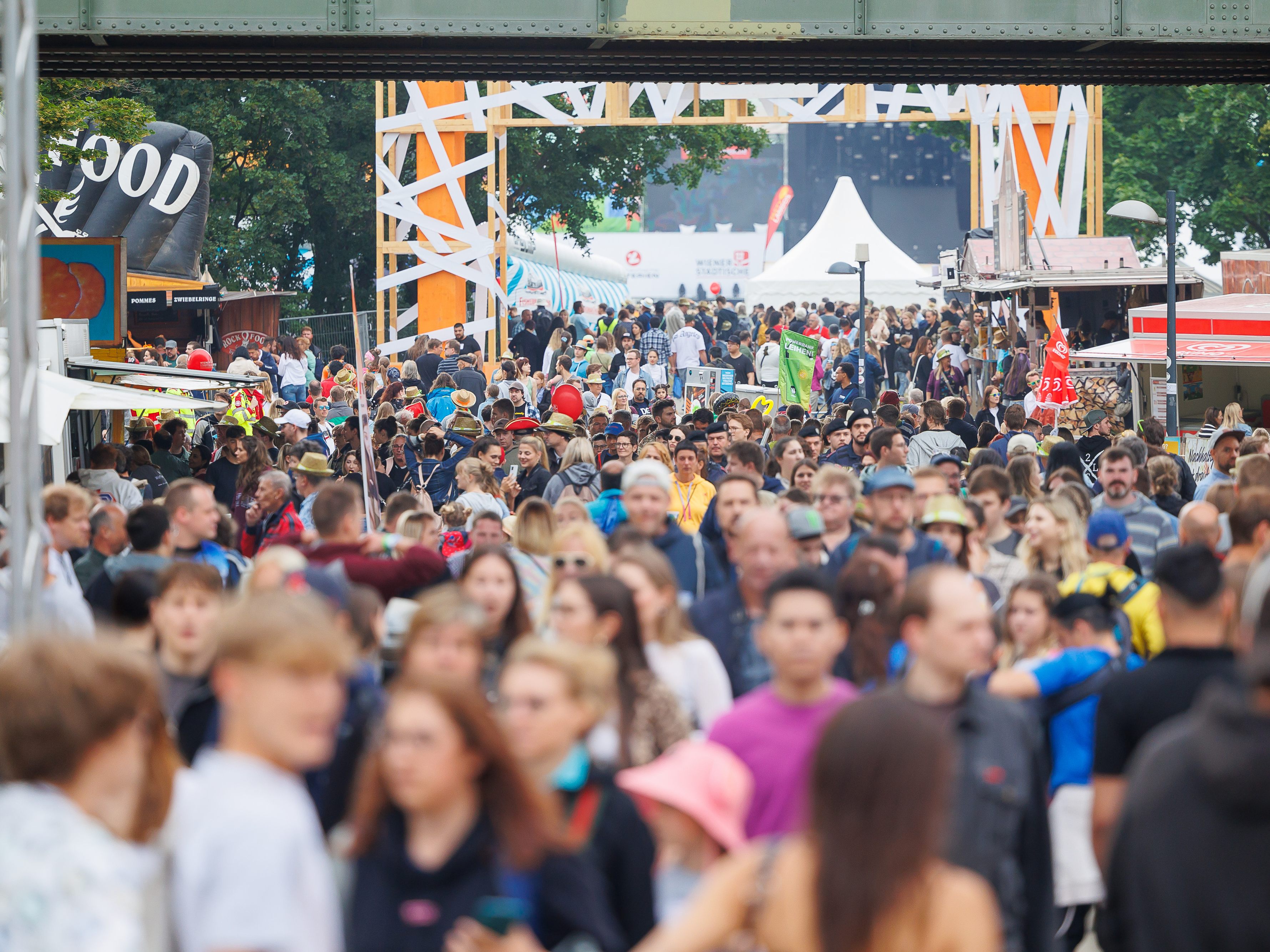 Das Finale beim Wiener Donauinselfest.