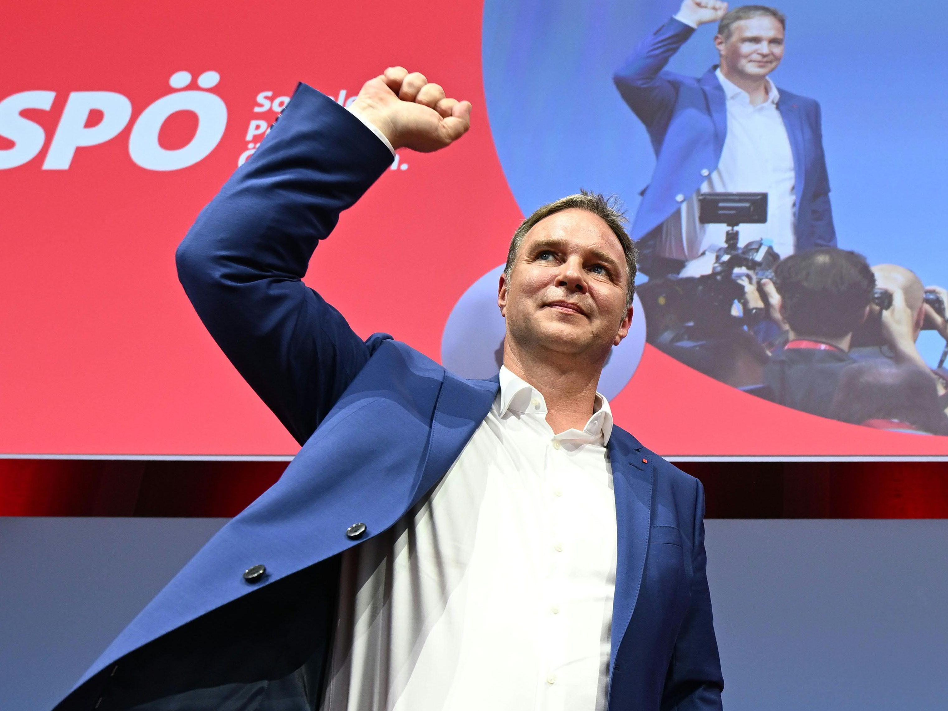Bestätigt Andreas Babler ist neuer SPÖ-Parteichef.