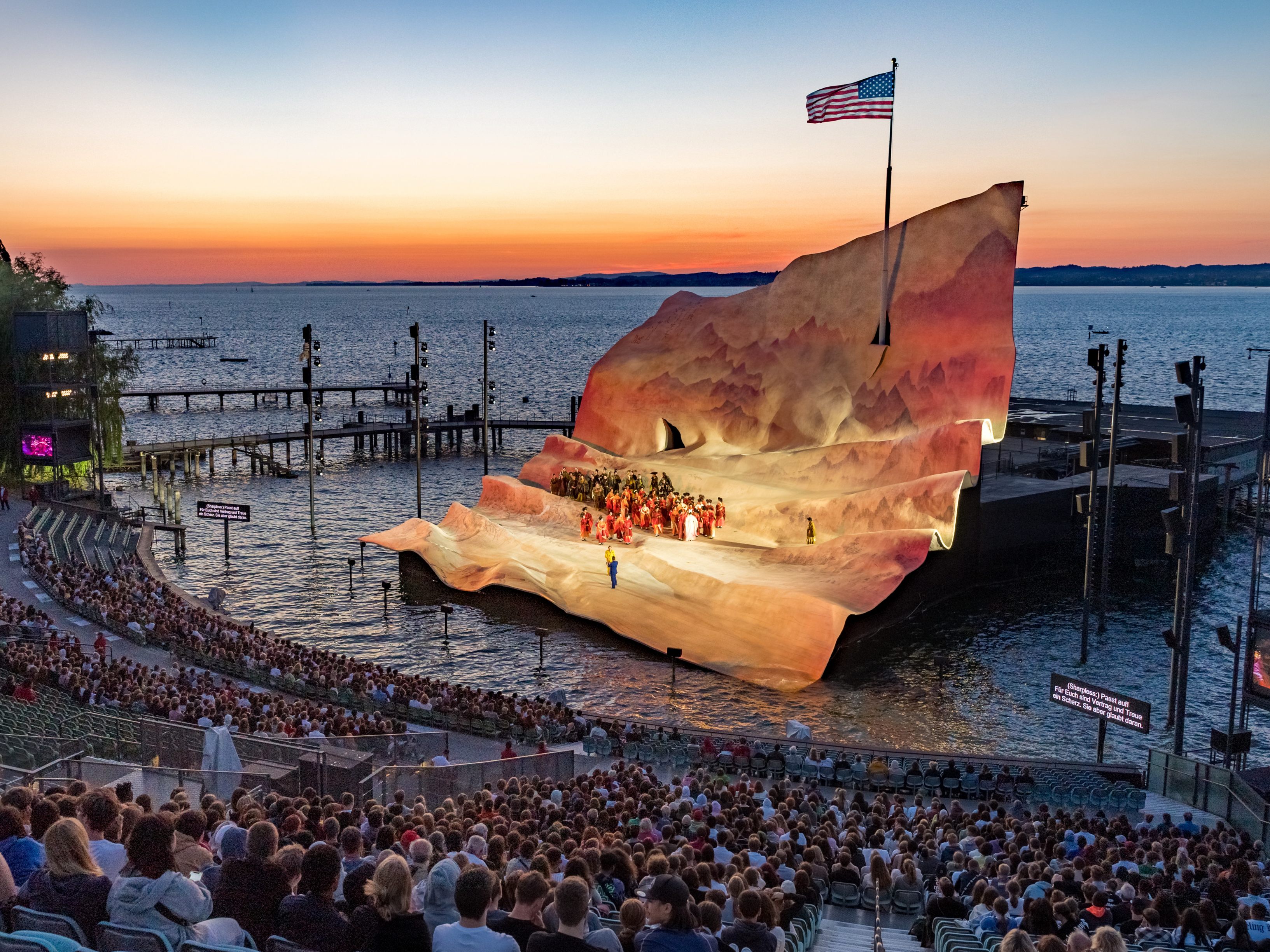 "Madame Butterfly" auf der Bregenzer Seebühne.