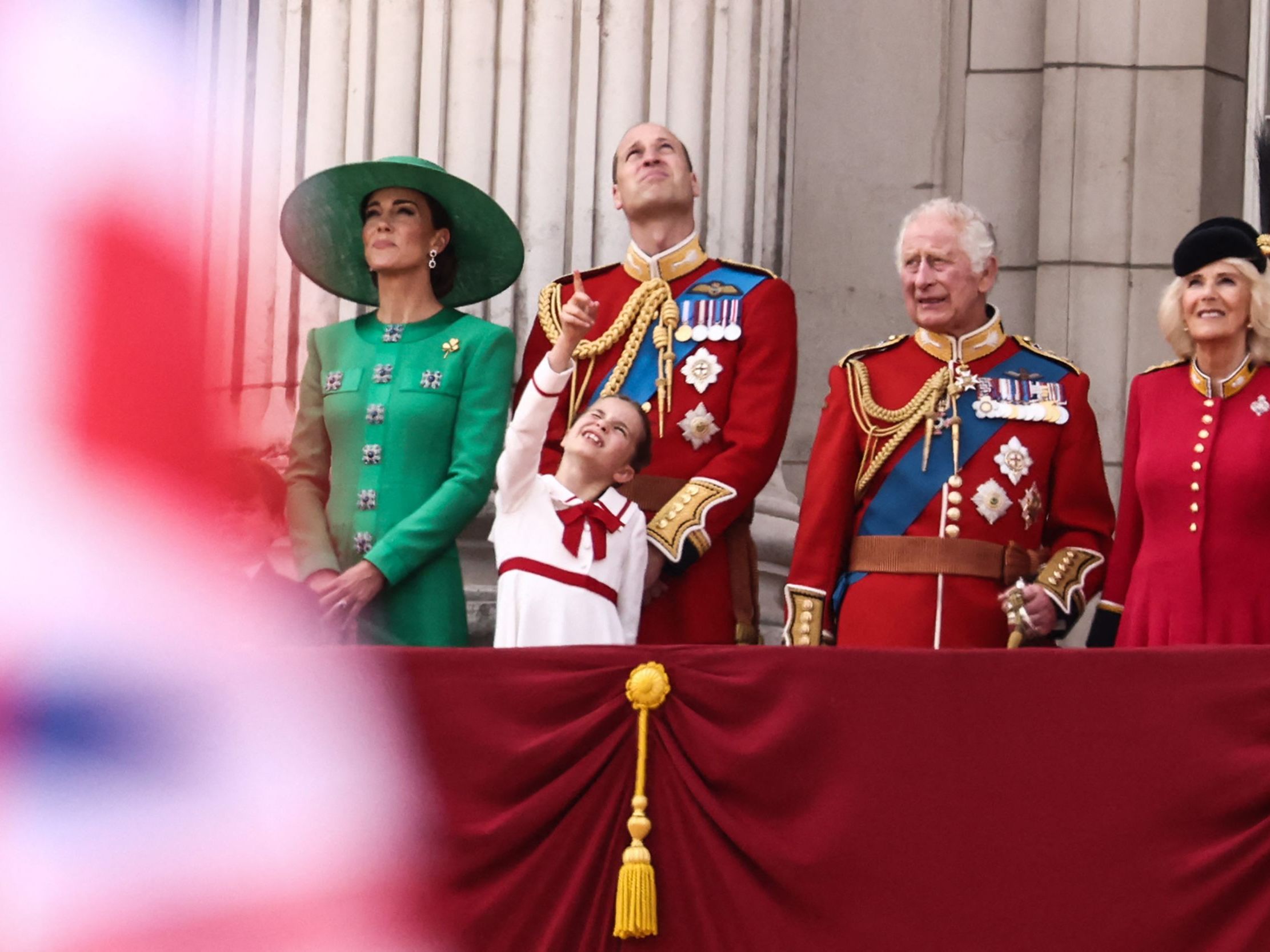 "Trooping the Colour" wurde das erste Mal für König Charles III. begangen.