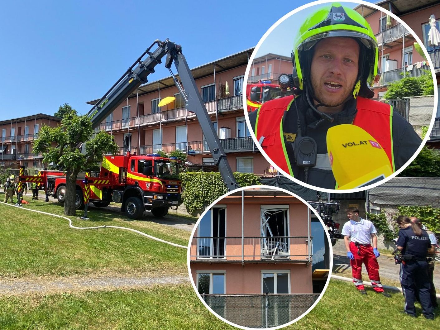 Am Dienstag kam es zu einem Wohnungsbrand in Götzis.
