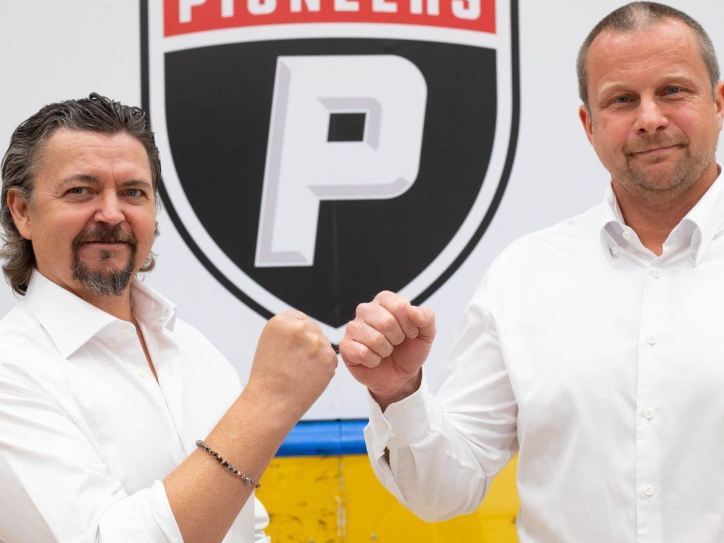 Pioneers-Geschäftsführer Christian Groß und Pioneers-Sportdirektor Michael Lampert