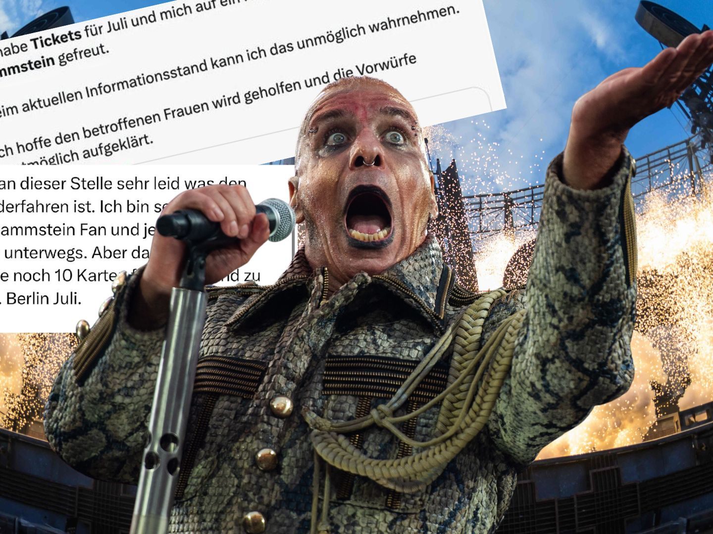 Schwere Vorwürfe gegen Rammstein.