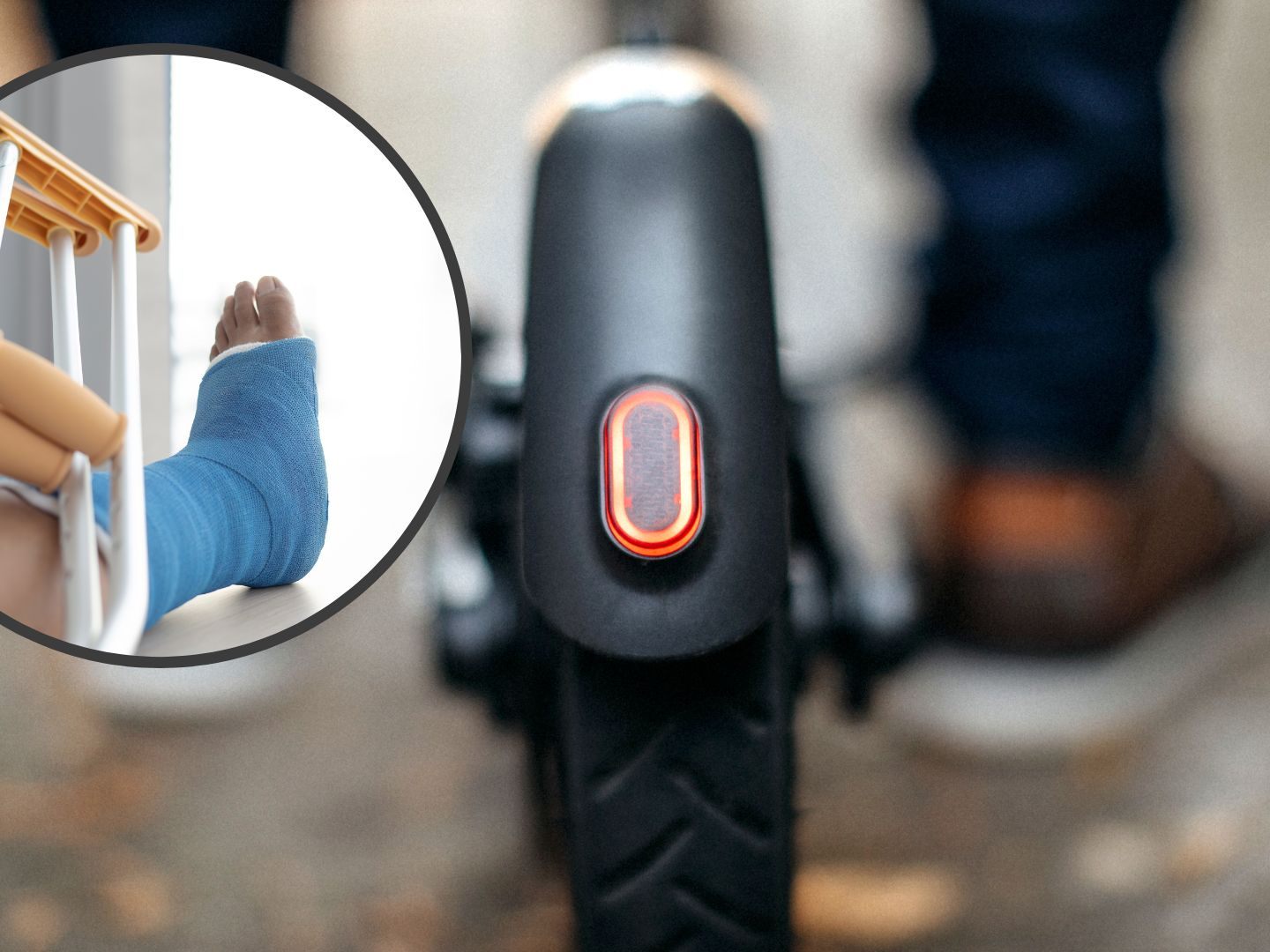 E-Scooter-Fahrer erlitt Schlüsselbeinbruch
