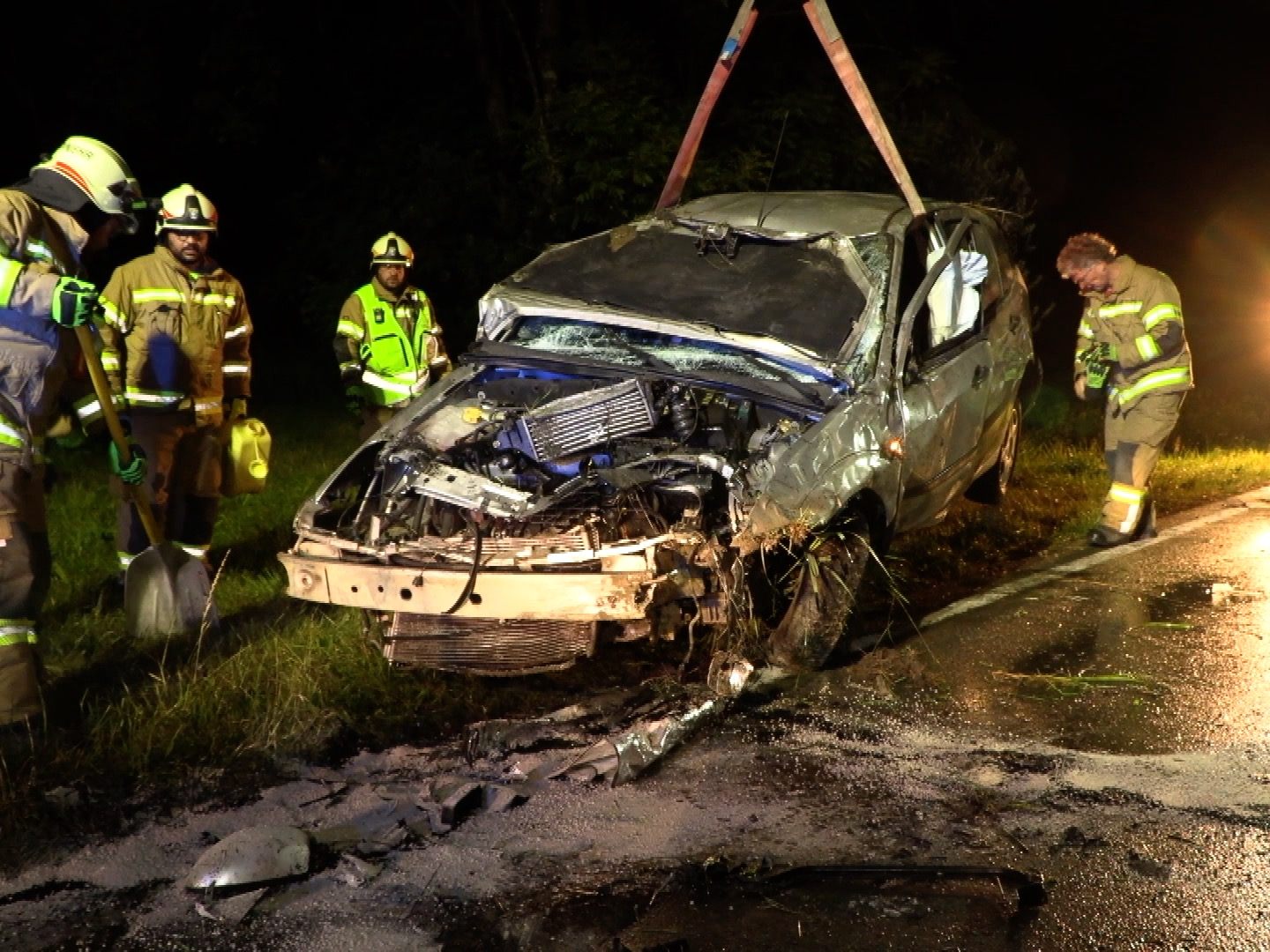 In der Nacht auf Samstag kam es zu einem Unfall in Fußach.