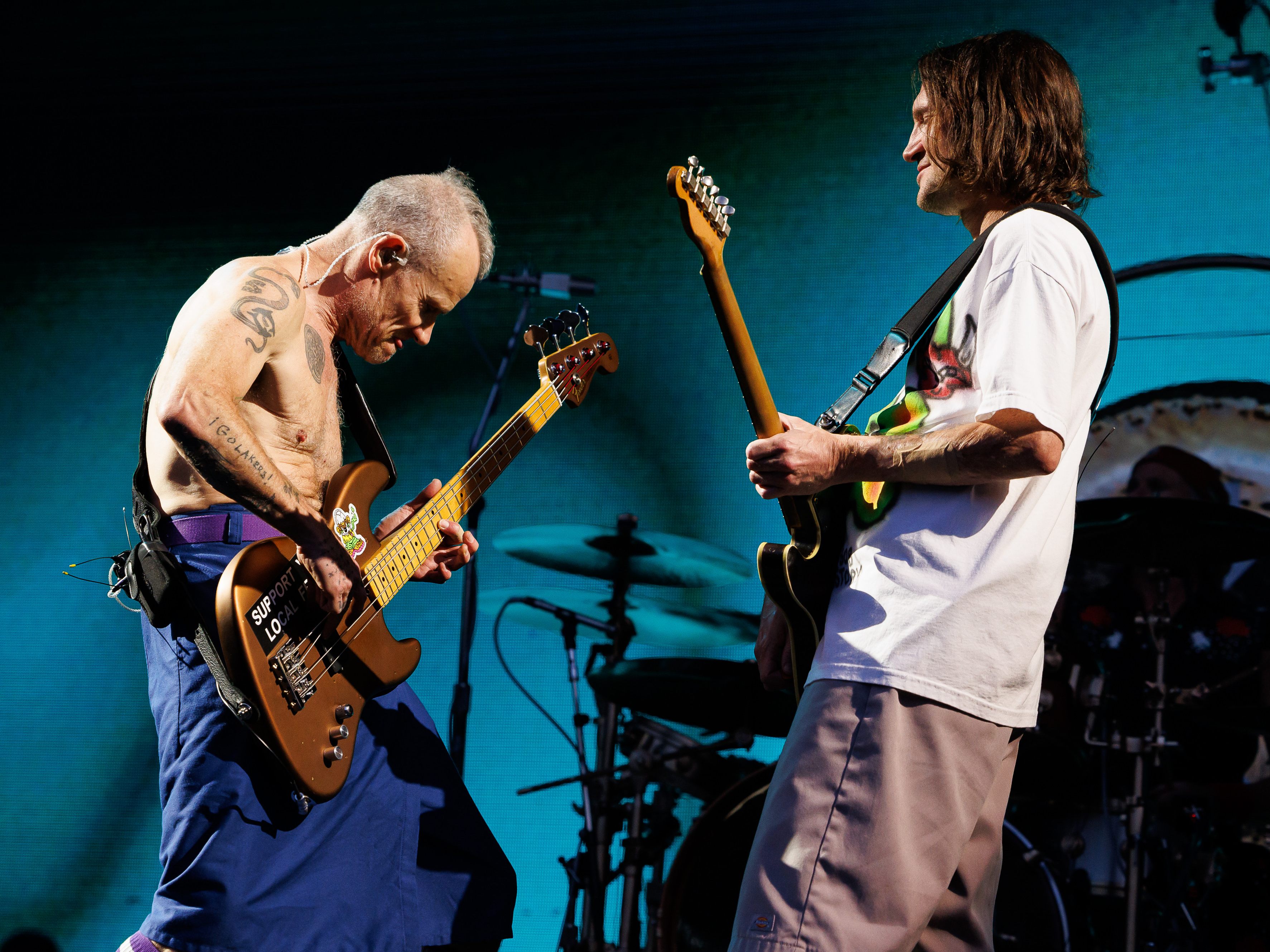 Die Red Hot Chili Peppers spielten in Wien.