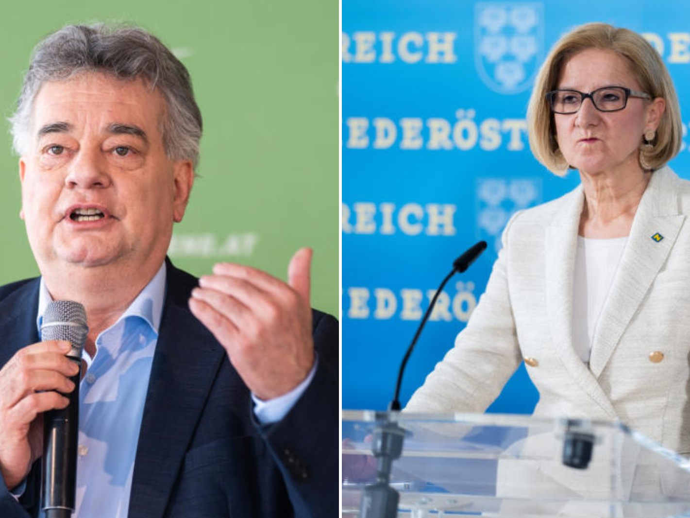 Mikl-Leitner kontert die Kogler-Kritik an "Normalen"-Bezügen.
