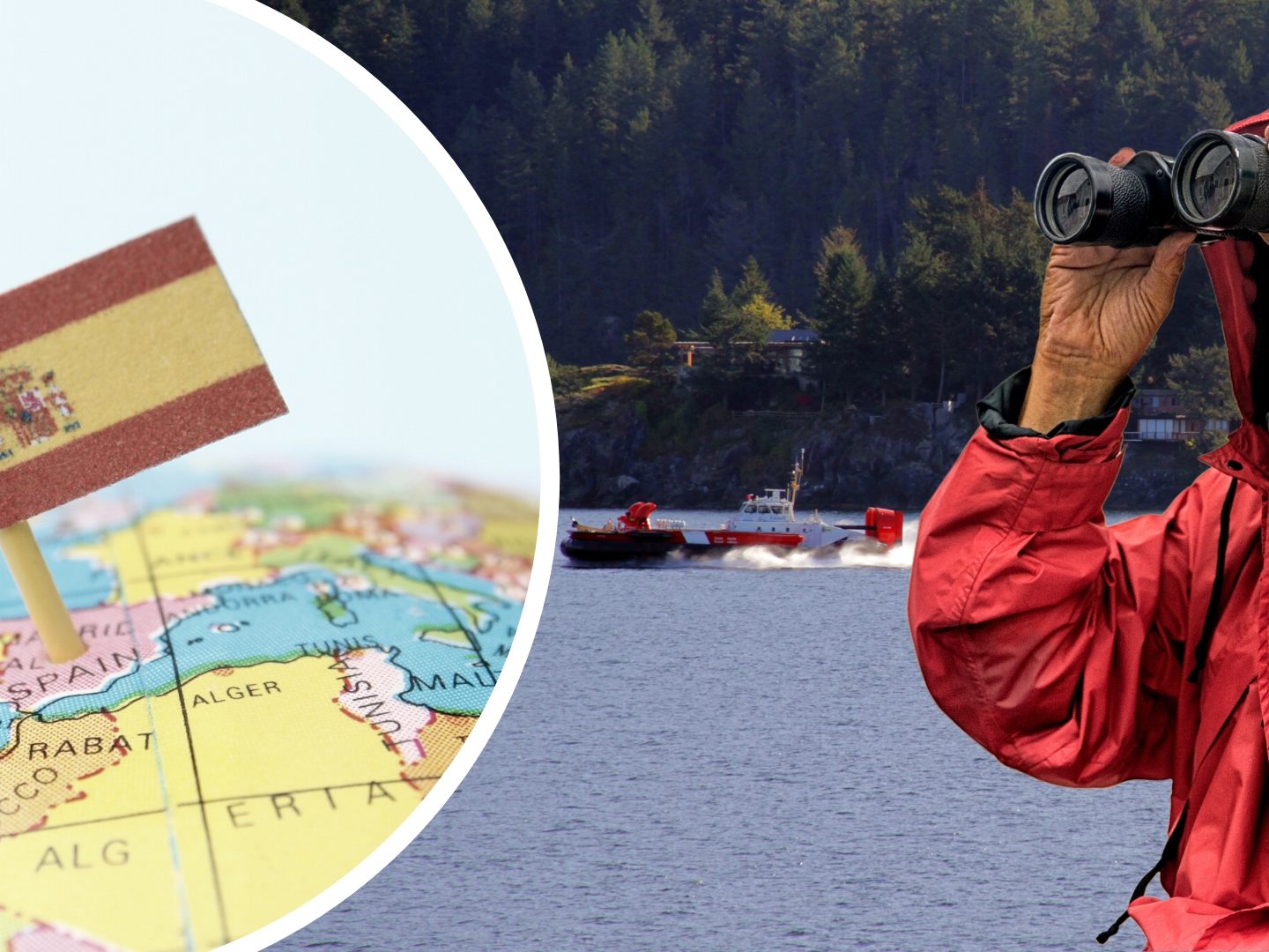 Spanische Rettungskräfte suchen im Atlantik nach etwa 200 vermissten Migranten.