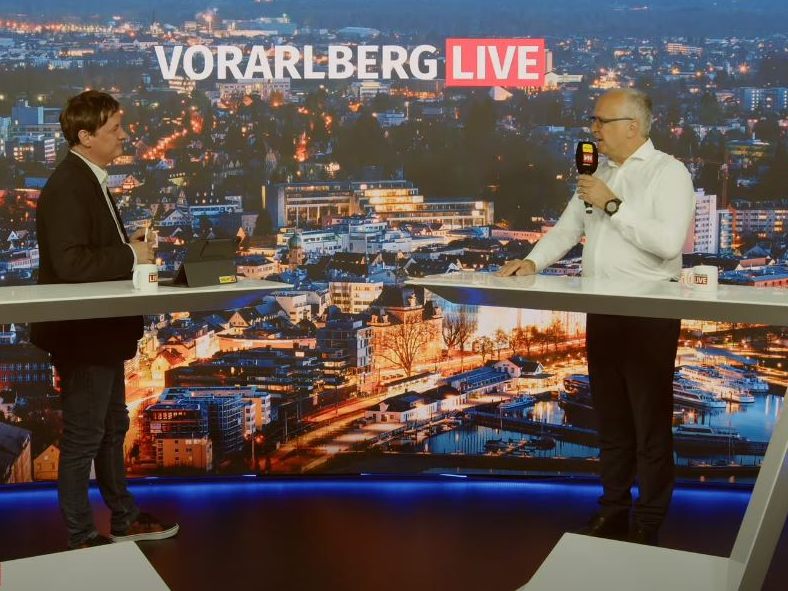Elmar Hartmann bei "Vorarlberg LIVE".