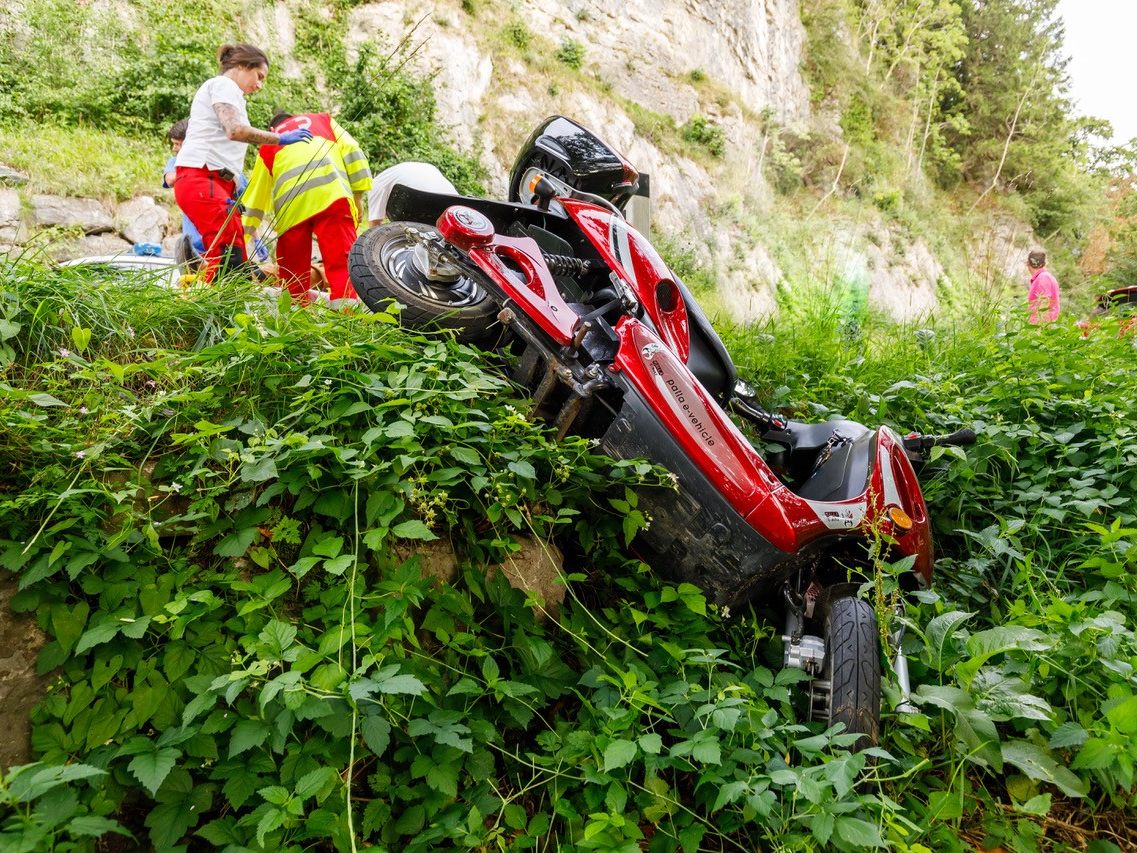 Lenker wurde ins LKH Feldkirch eingeliefert