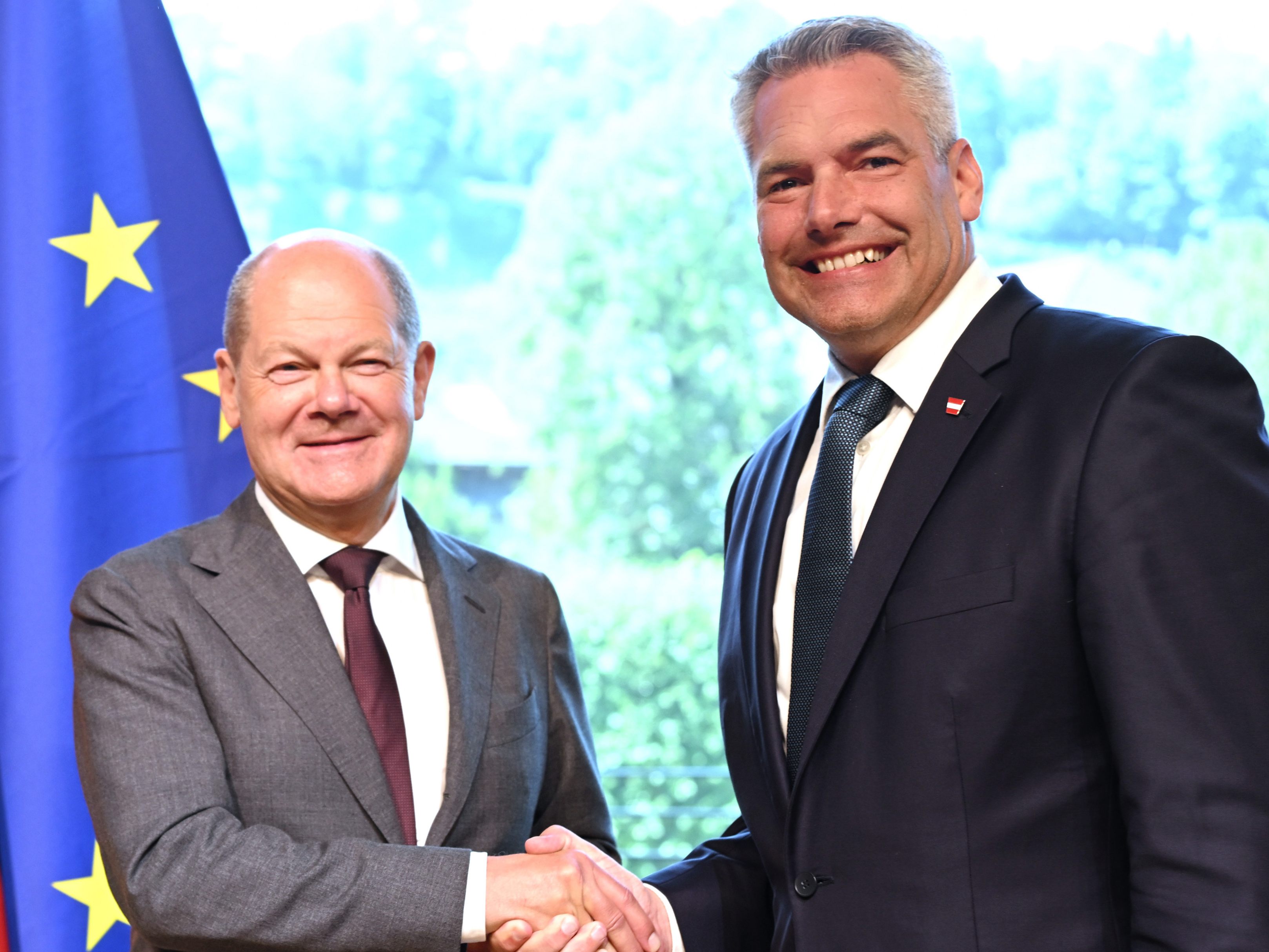 Bilaterales Treffen mit Nehammer in Salzburg