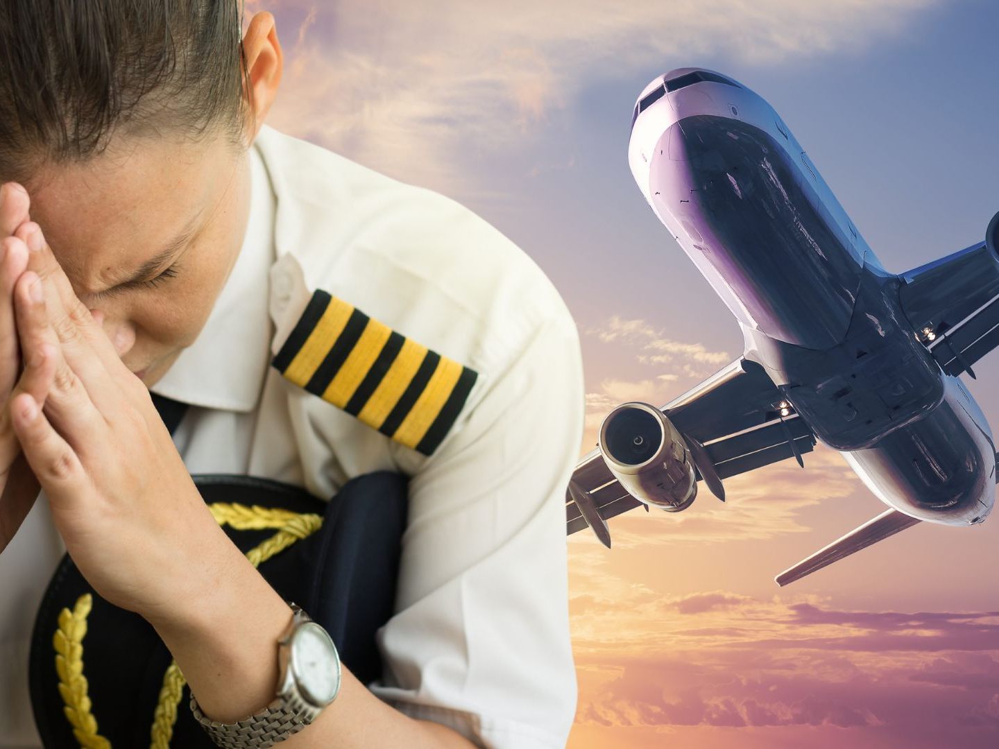 Sekundenschlaf kommt bei Piloten nicht selten vor.
